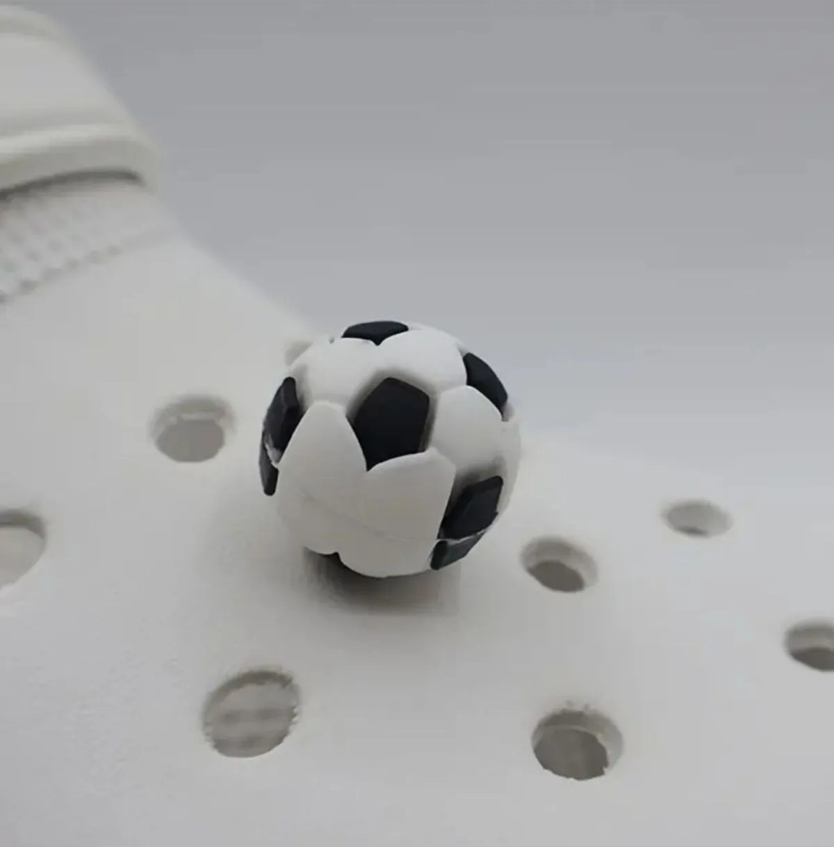 Ozn Aksesuar 3D Jibbitz Terlik Süsü 3 Boyutlu Terlik Süsü, Futbol Topu Terlik Süsü, Top Terlik Süsü görsel 2