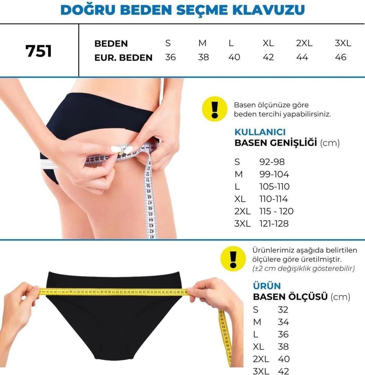 Alya Underwear Kadın Külot, Lyocell Kumaş Külot, Yumuşak ve Dayanıklı Kadın Iç Çamaşırı, Liyosel ( P02, 2xl ) görsel 8