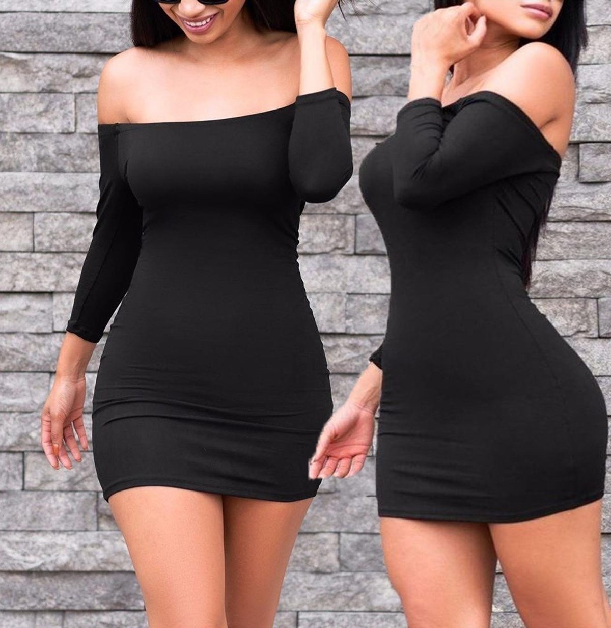 Senka Straplez Mini Elbise