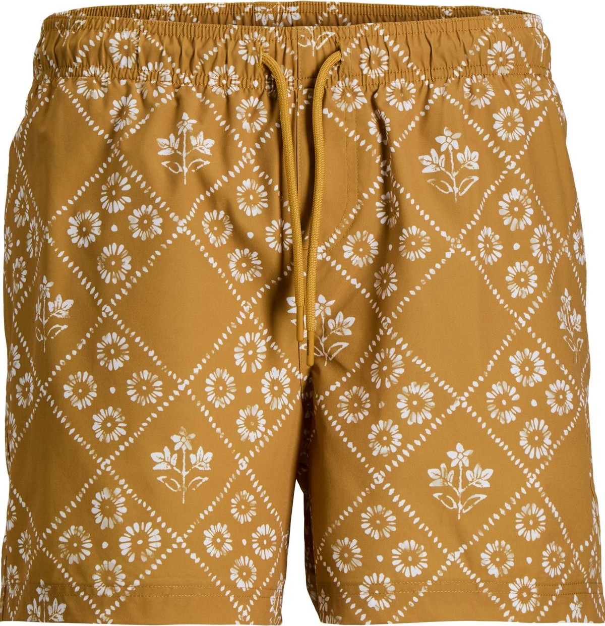 Jack & Jones Jpstmauı Shell Desenli Erkek Deniz Şortu Regular Fit Rahat