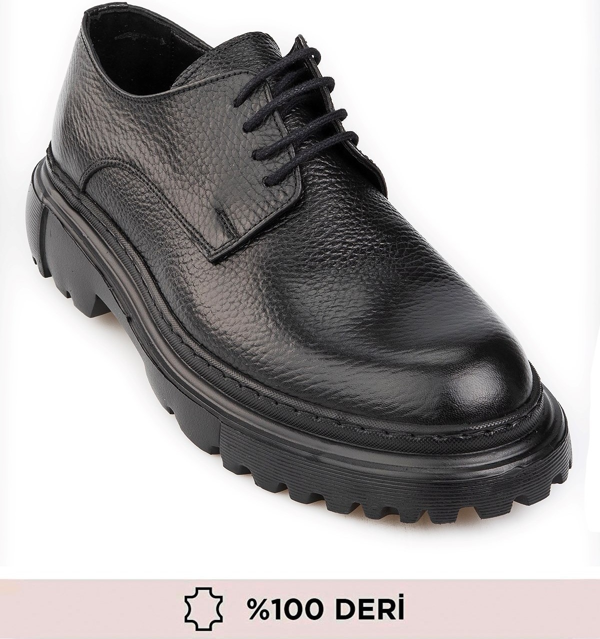 Maximoda Hakiki Deri, Tam Anatomik ve Ortopedik, Dikişli, Kalın Tabanlı Ayakkabı görsel 6