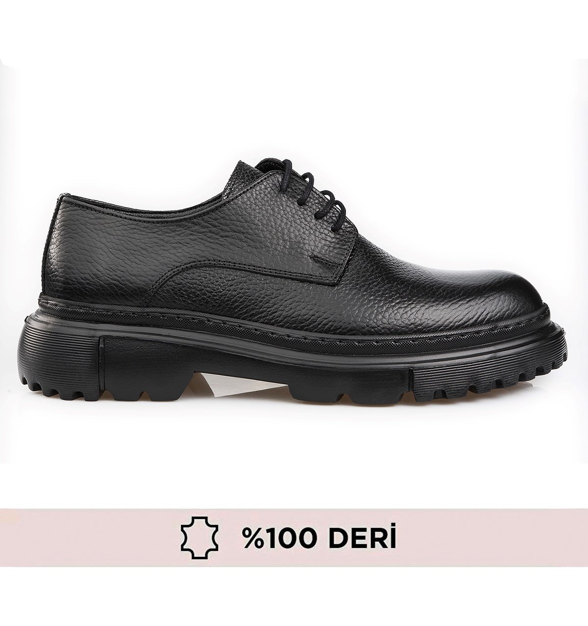 Maximoda Hakiki Deri, Tam Anatomik ve Ortopedik, Dikişli, Kalın Tabanlı Ayakkabı görsel 7