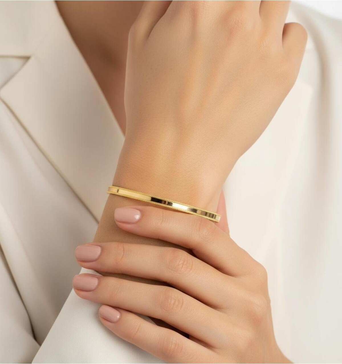 Kuyumcu Nurettin 18 gr (Gram) Yeni Nesil Ajda Bilezik 22 Ayar Altın Yatırımlık Işçiliksiz