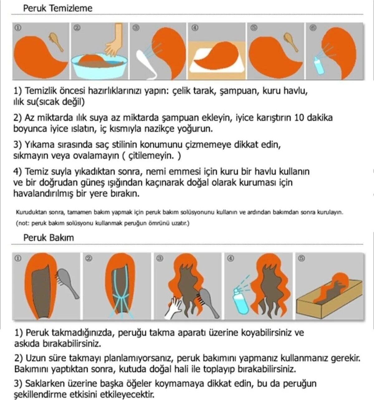 Marsilyan Exclusive Luxury Kumral Peruk görsel 3