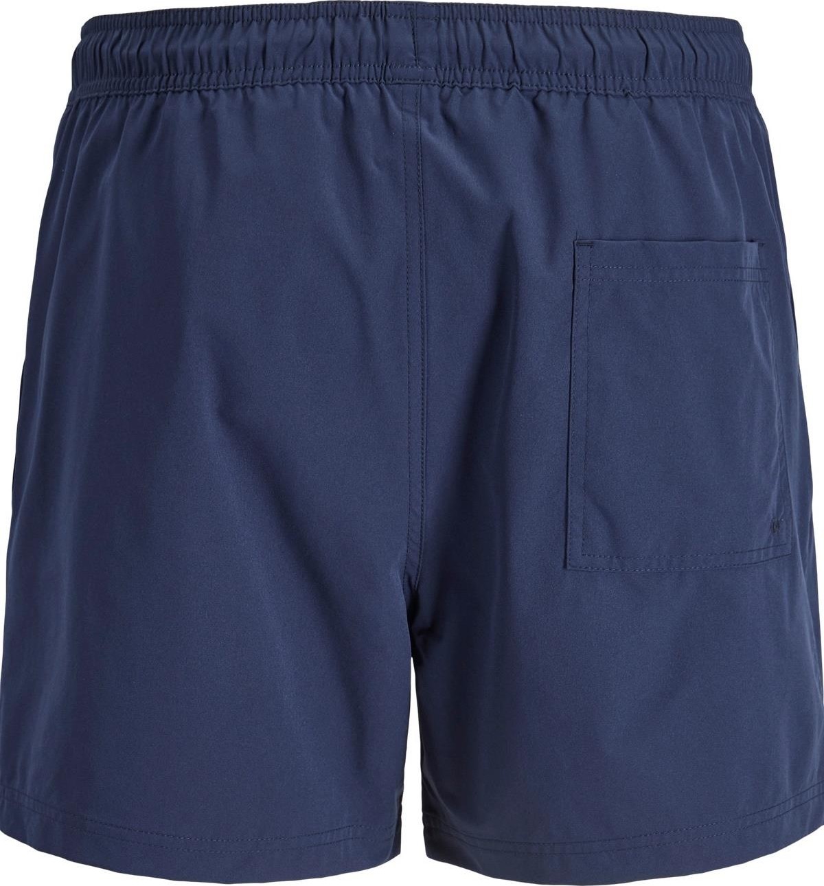 Jack & Jones Jpstmauı Tropic Erkek Deniz Şortu Regular Fit Siyah Mayo Şort görsel 5