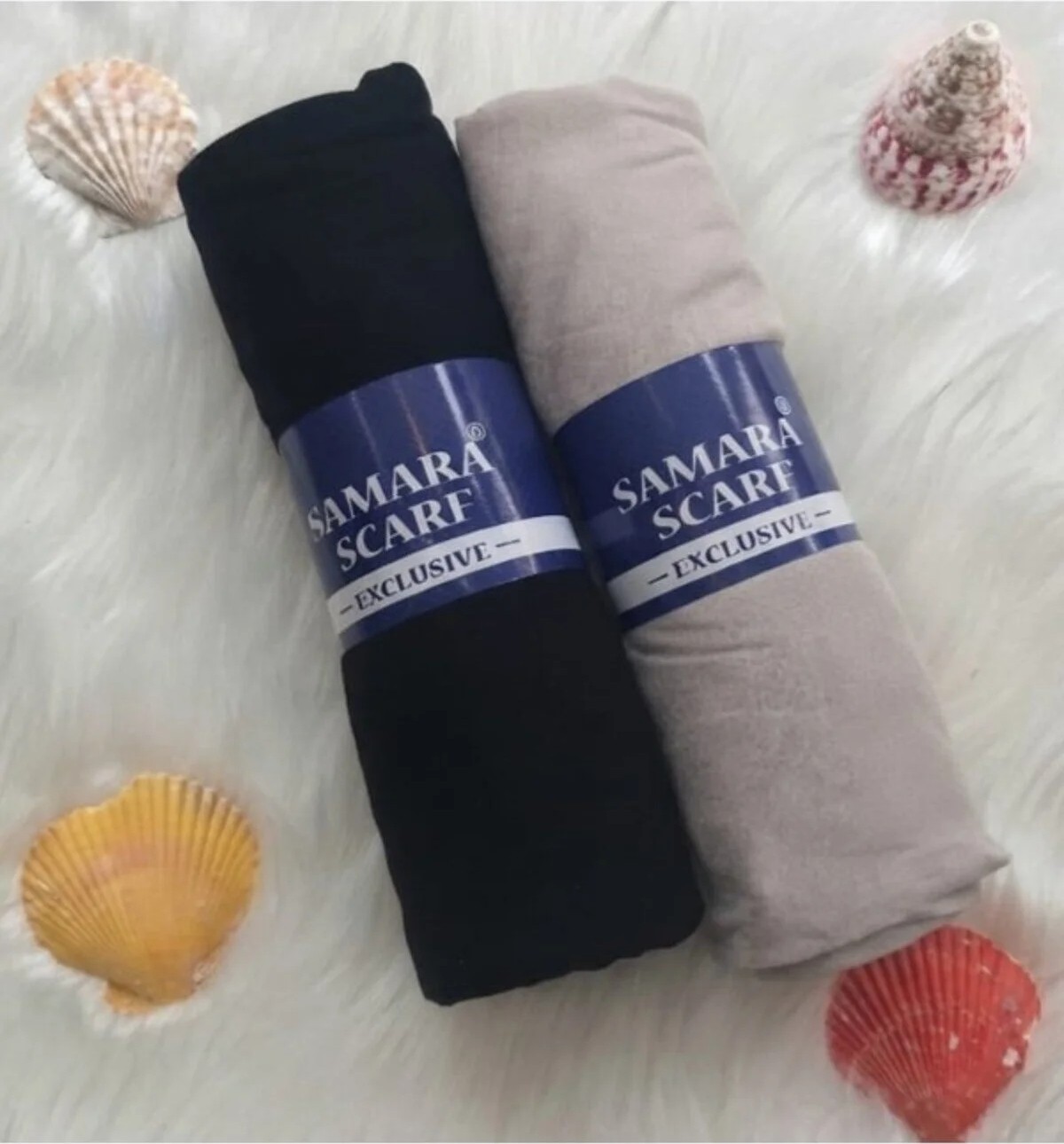 Samara Scarf Luxury Penye Şal - Kadın Tesettür Jersey Hijab Lycra Shawl