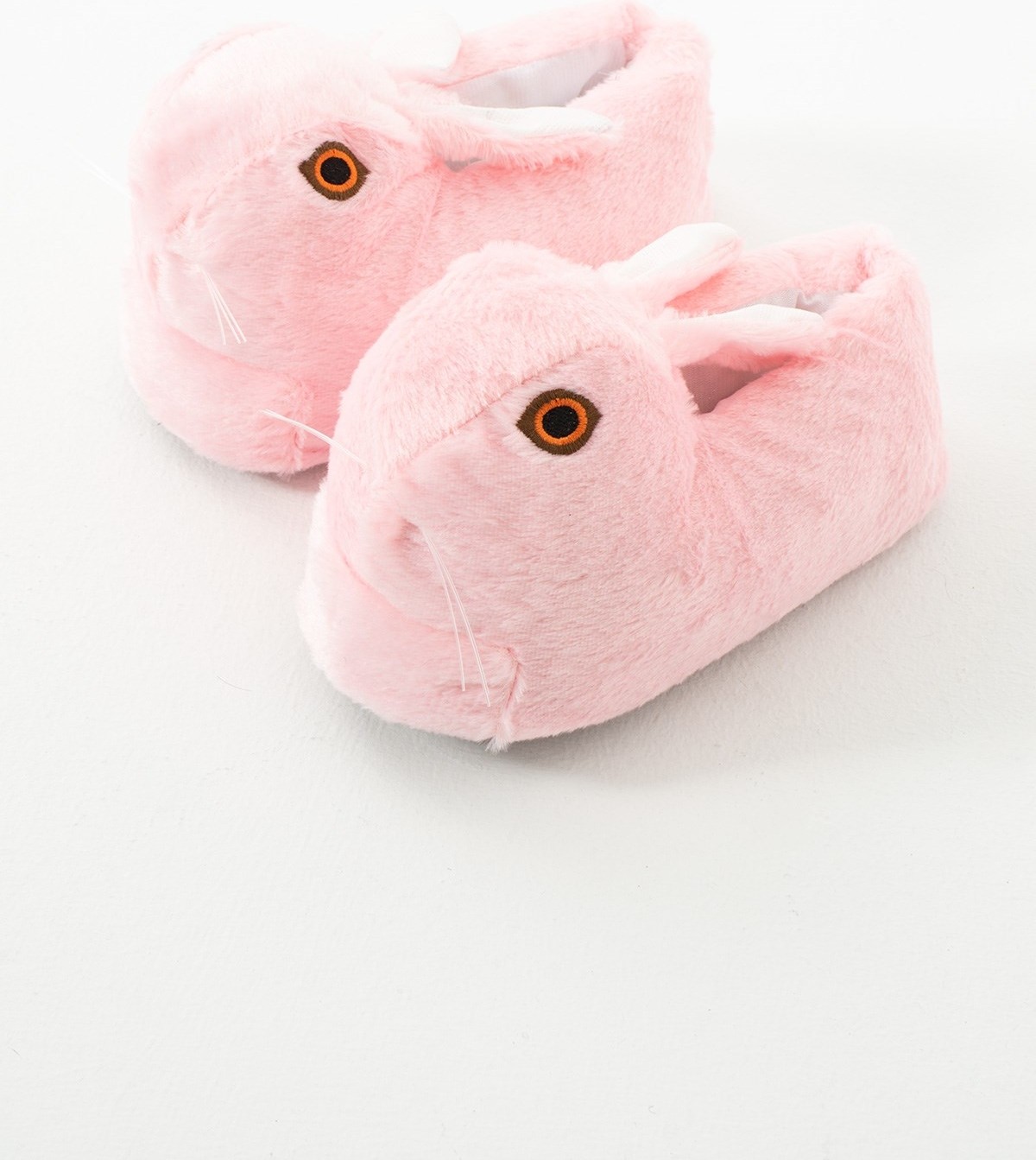 Albishoes Tavşanlı Hayvan Figürlü Peluş Panduf Kadın Ev Botu Ev Panduf Hafif Ses Yapmaz Taban(30-40) görsel 5