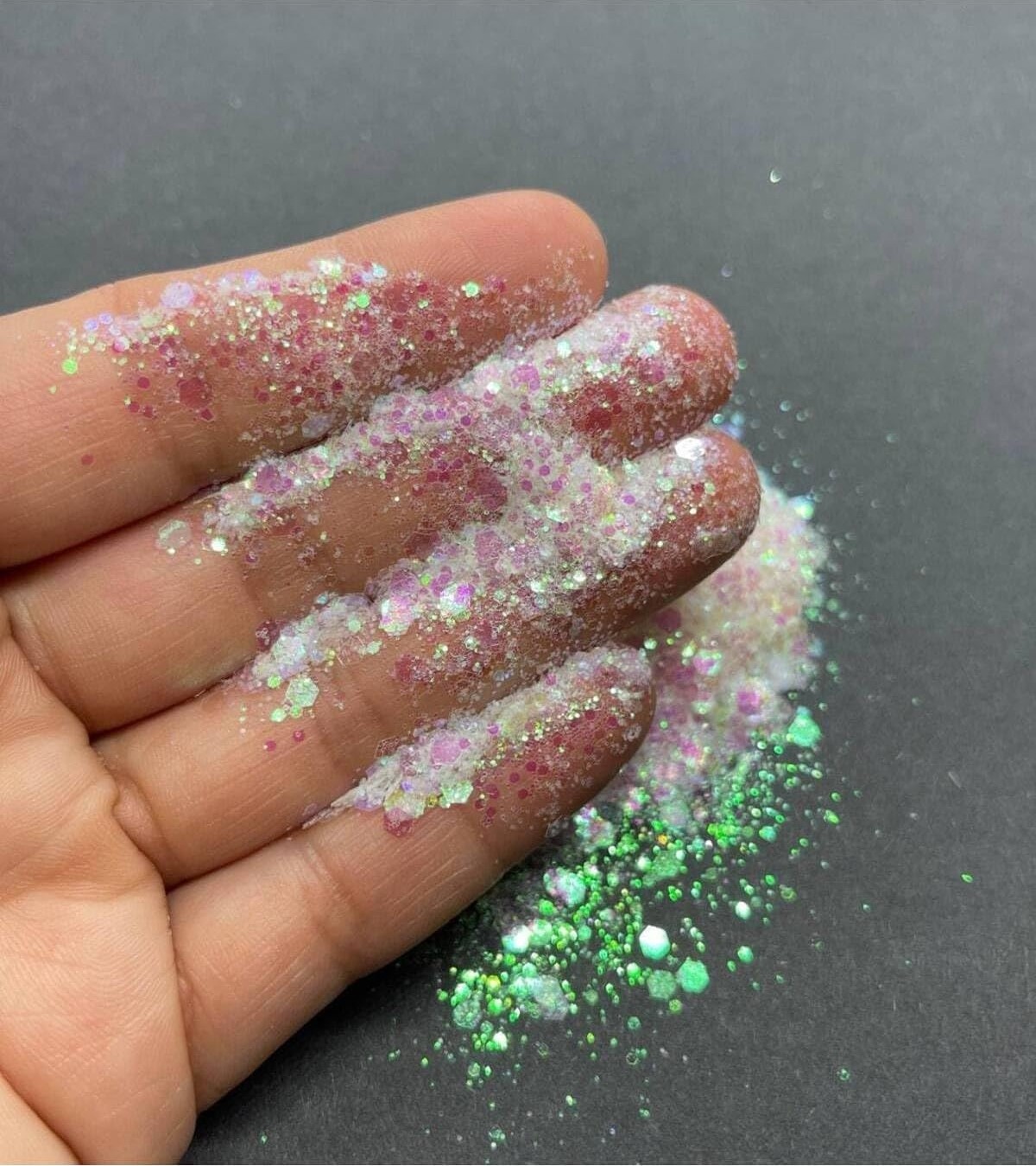 Prime Chunky Glitters Sim Beyaz 4gr Holografik Reçine Tırnak Makyaj Glitter