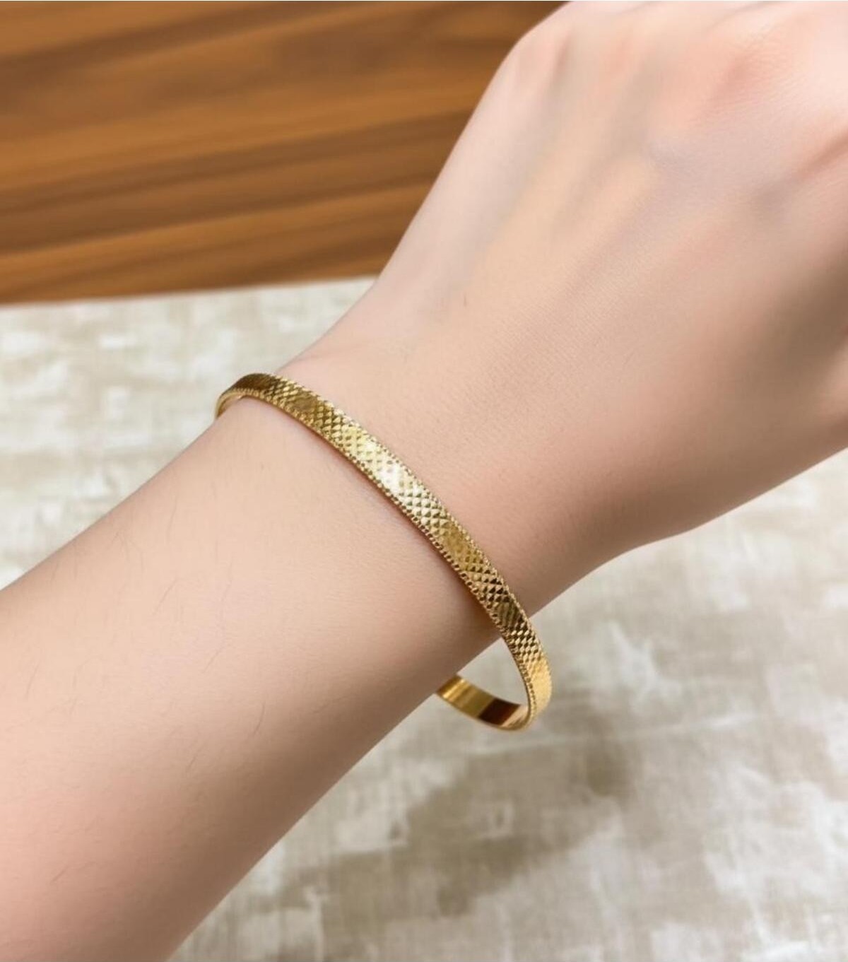 Kuyumcu Nurettin 10 gr (Gram) Cam Kırığı Çöp Bilezik 22 Ayar Altın Yatırımlık Işçiliksiz Altın