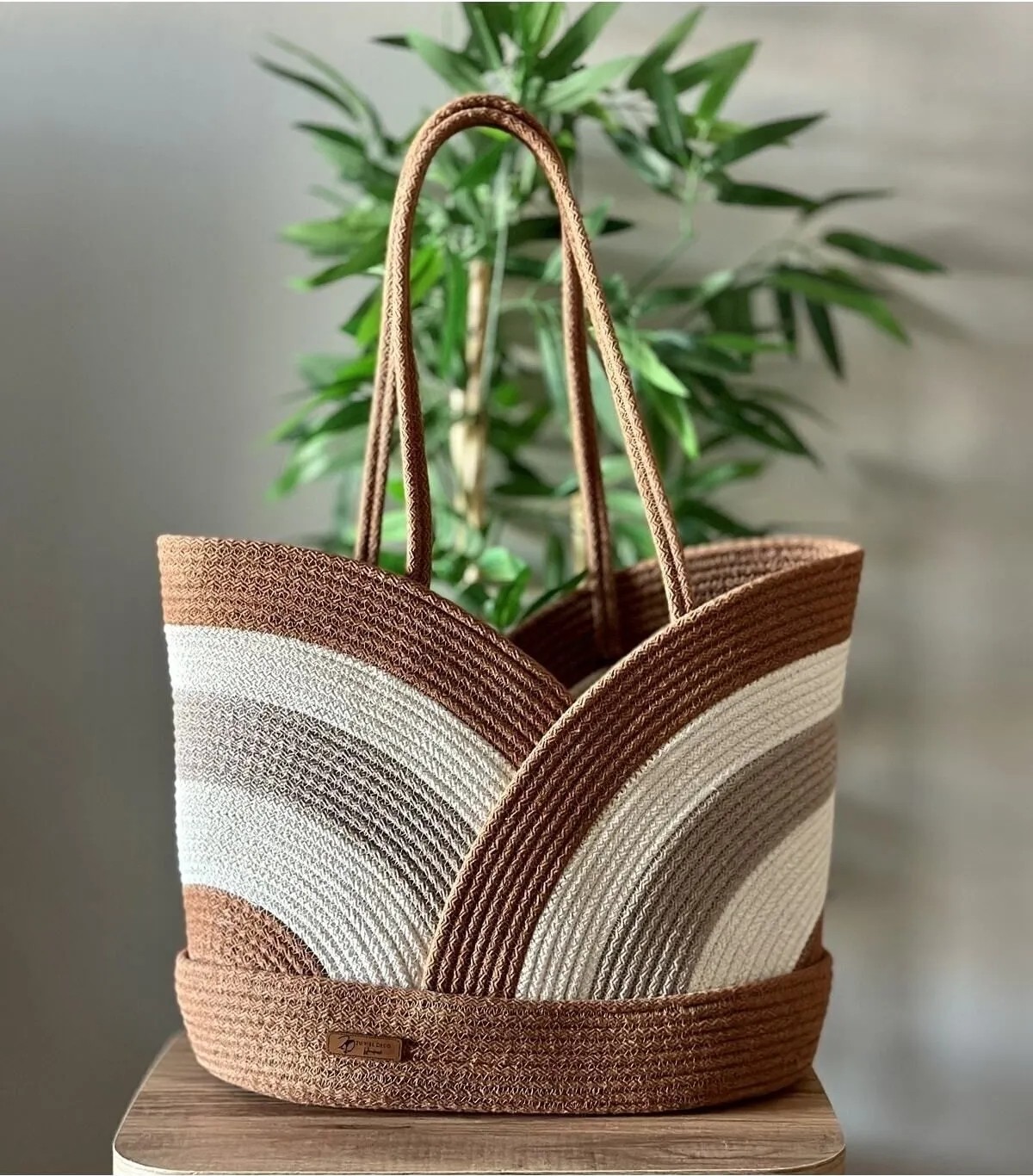 Zuviel Deco El Yapımı 3 Renk Plaj Çantası Kadın Günlük Kullanım İçin Şık ve Ergonomik Tasarım görsel 8