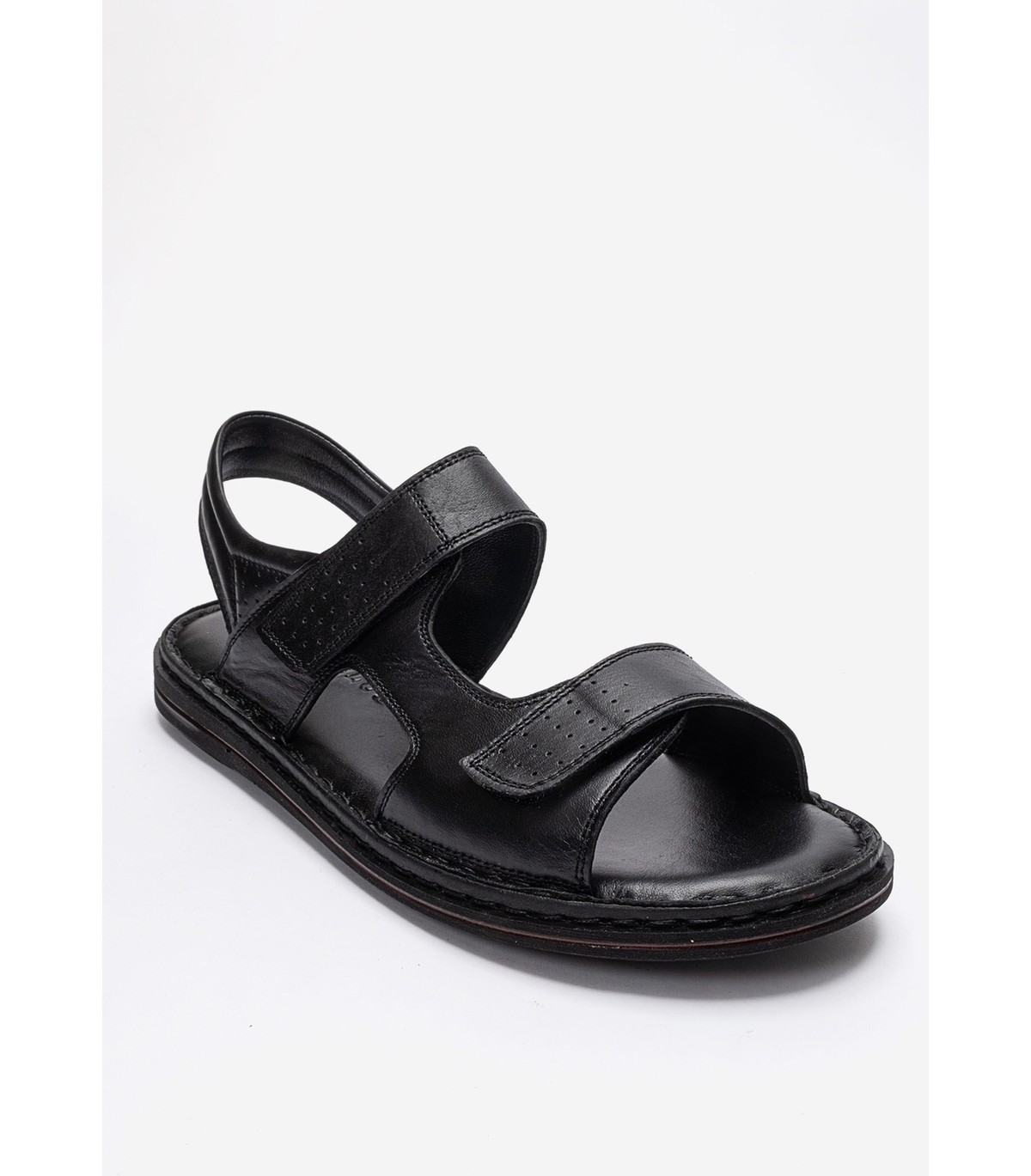 Dericlub Erkek Bantlı Sandalet Gerçek Deri Dc 1215 Taba görsel 3