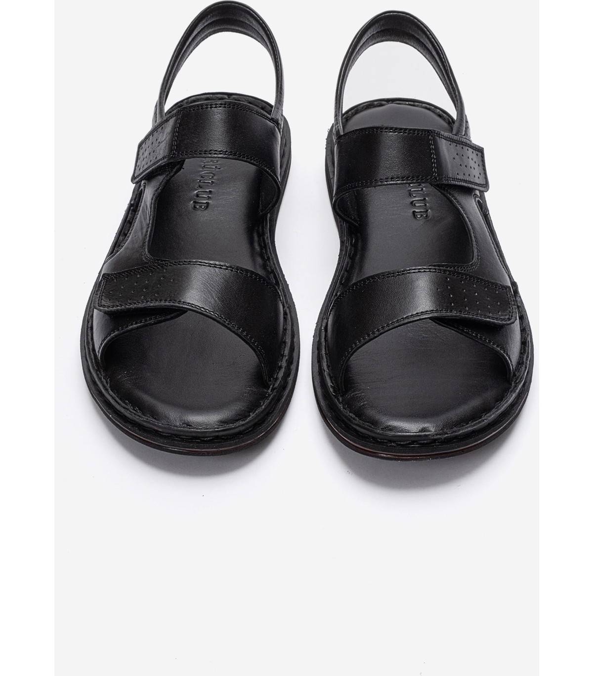 Dericlub Erkek Bantlı Sandalet Gerçek Deri Dc 1215 Taba görsel 5