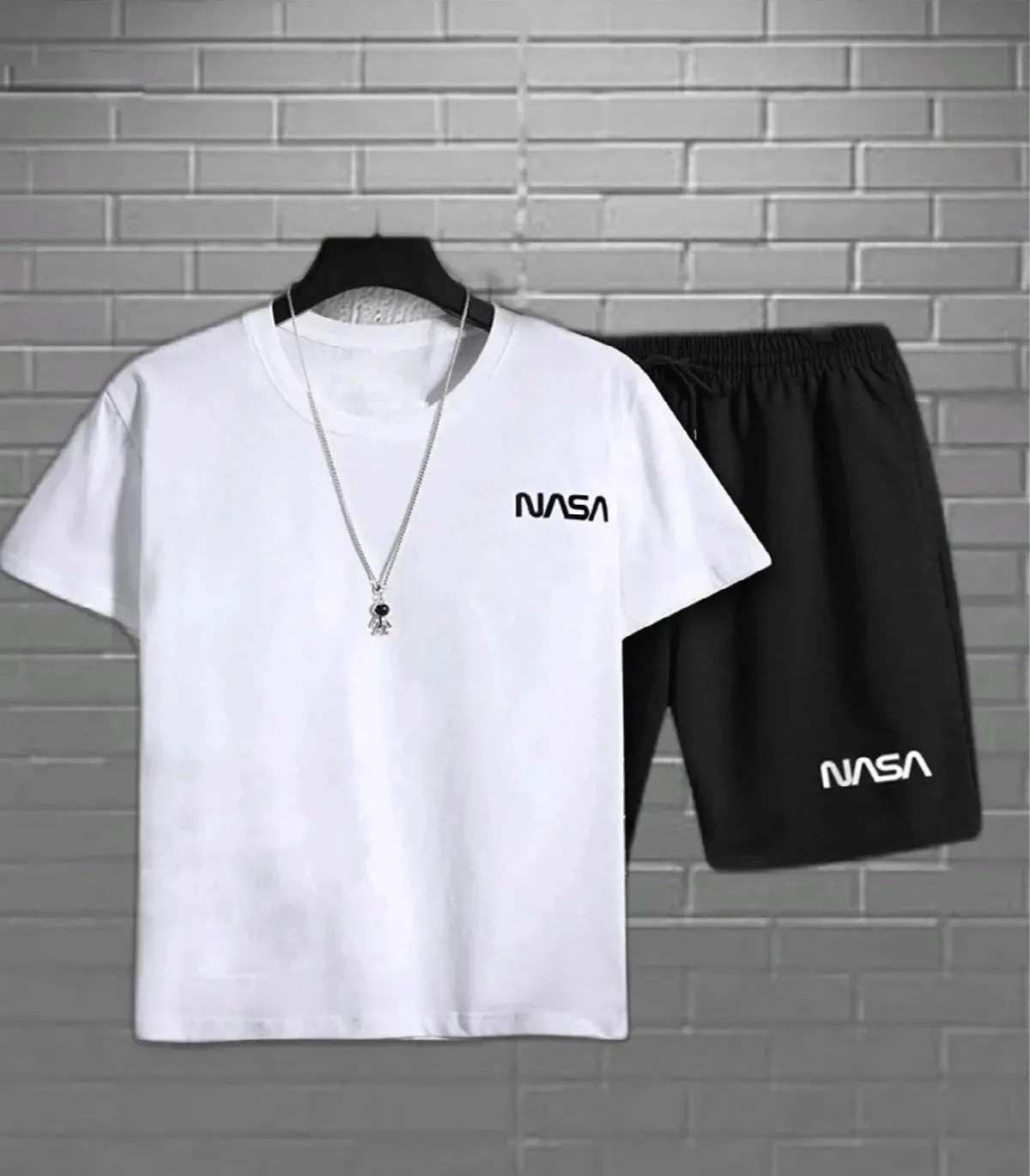 Yoho Sport Oversize T-Shirt Paris Baskılı Ünisex Yazlık T-Shirt ve Şort 2 Li Set Combin Takım