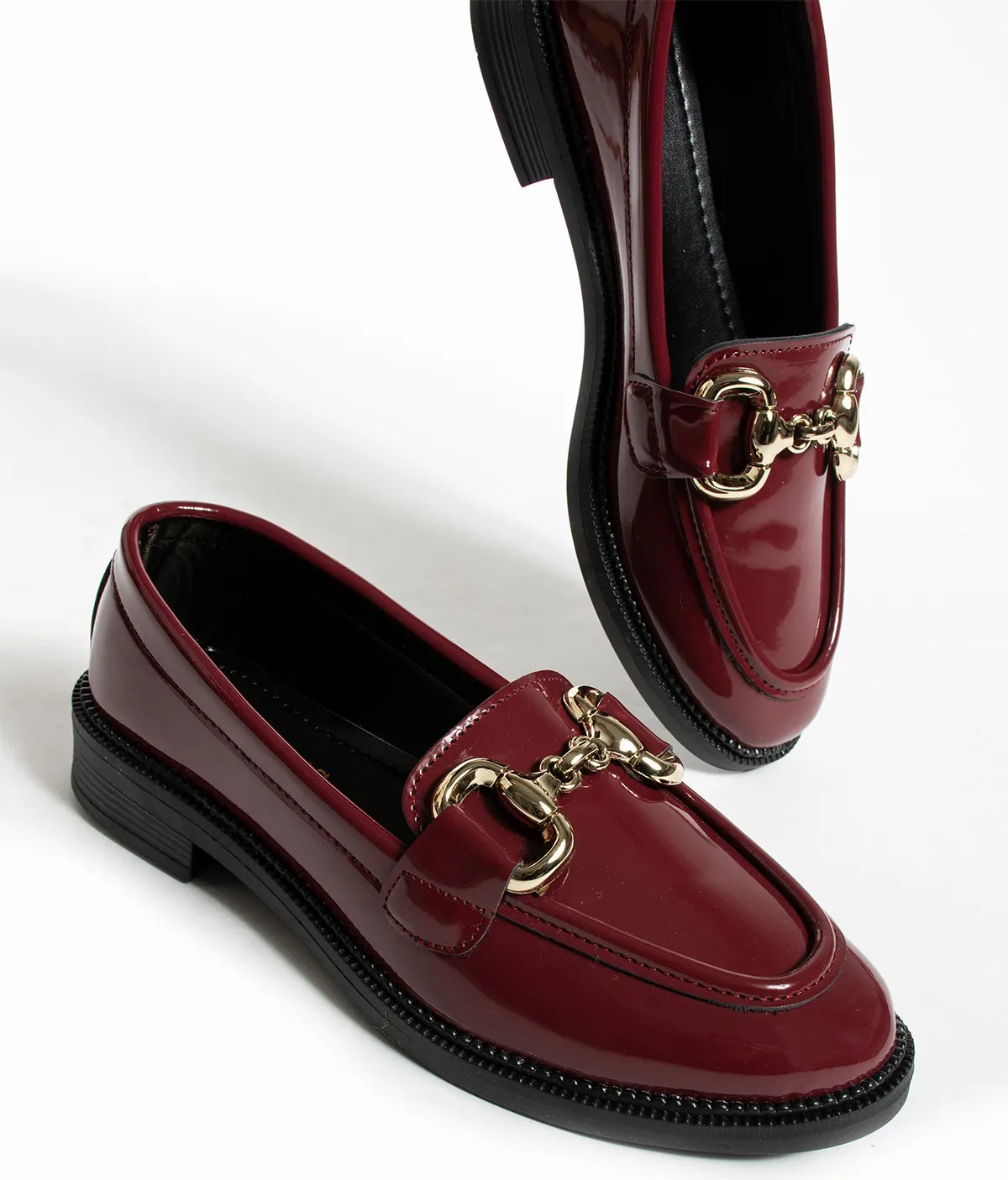 Duxal Shoes Kadın Loafer Makosen Casual Toka Detay Günlük Ayakkabı görsel 2