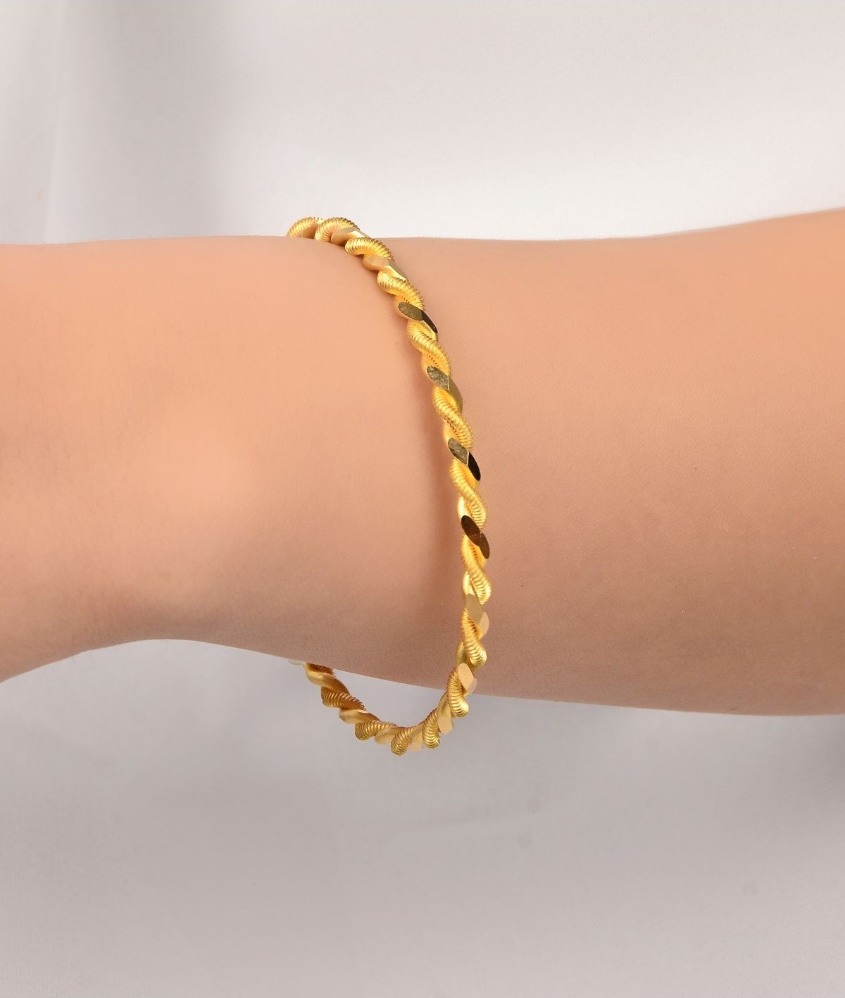 13 gr (Gram) Paftalı Burma Bilezik 22 Ayar Altın Yatırımlık Işçiliksiz