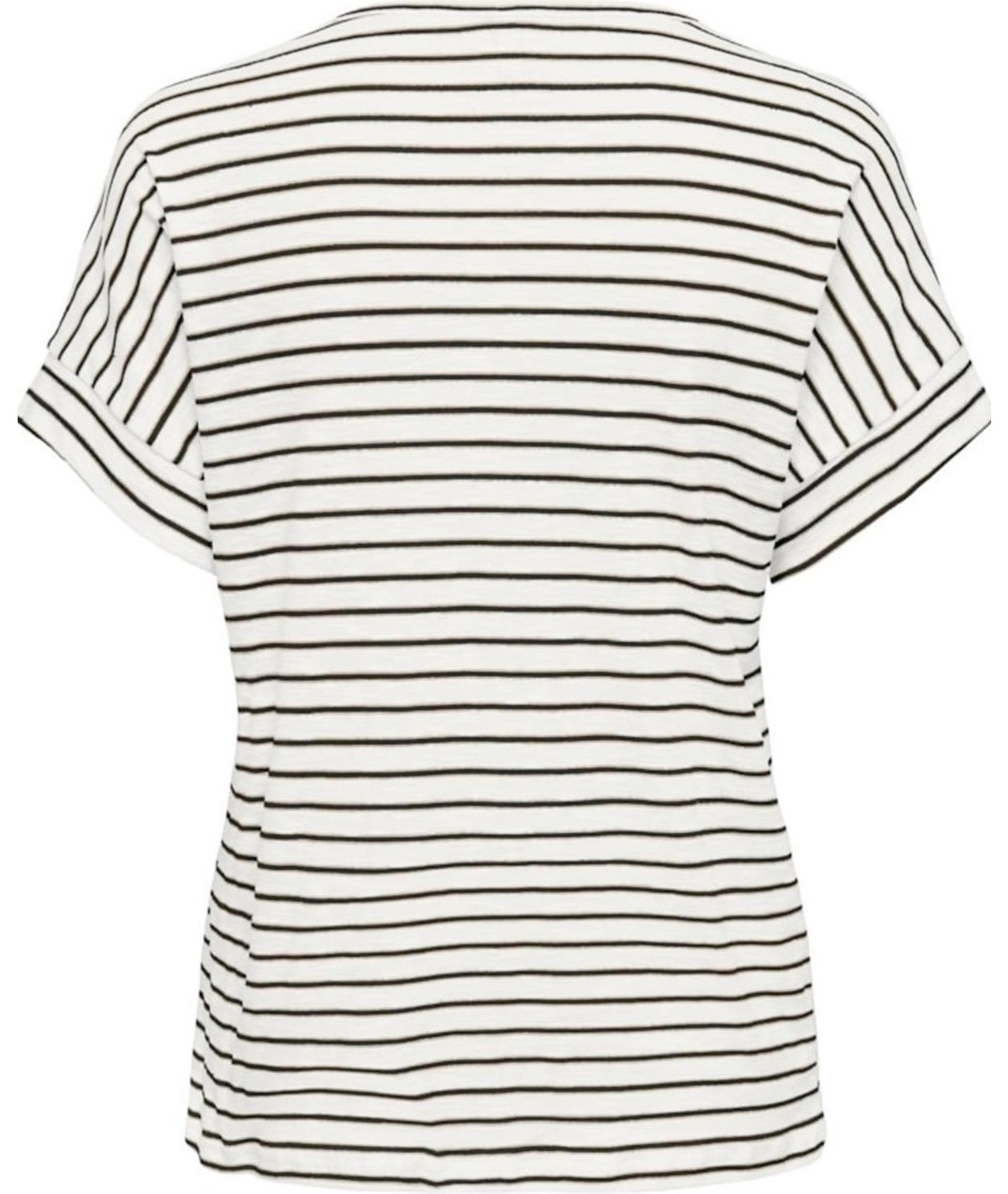 Only Onlıben S/s Moster V-Neck Glıtter Topjrs Beyaz-1 görsel 5