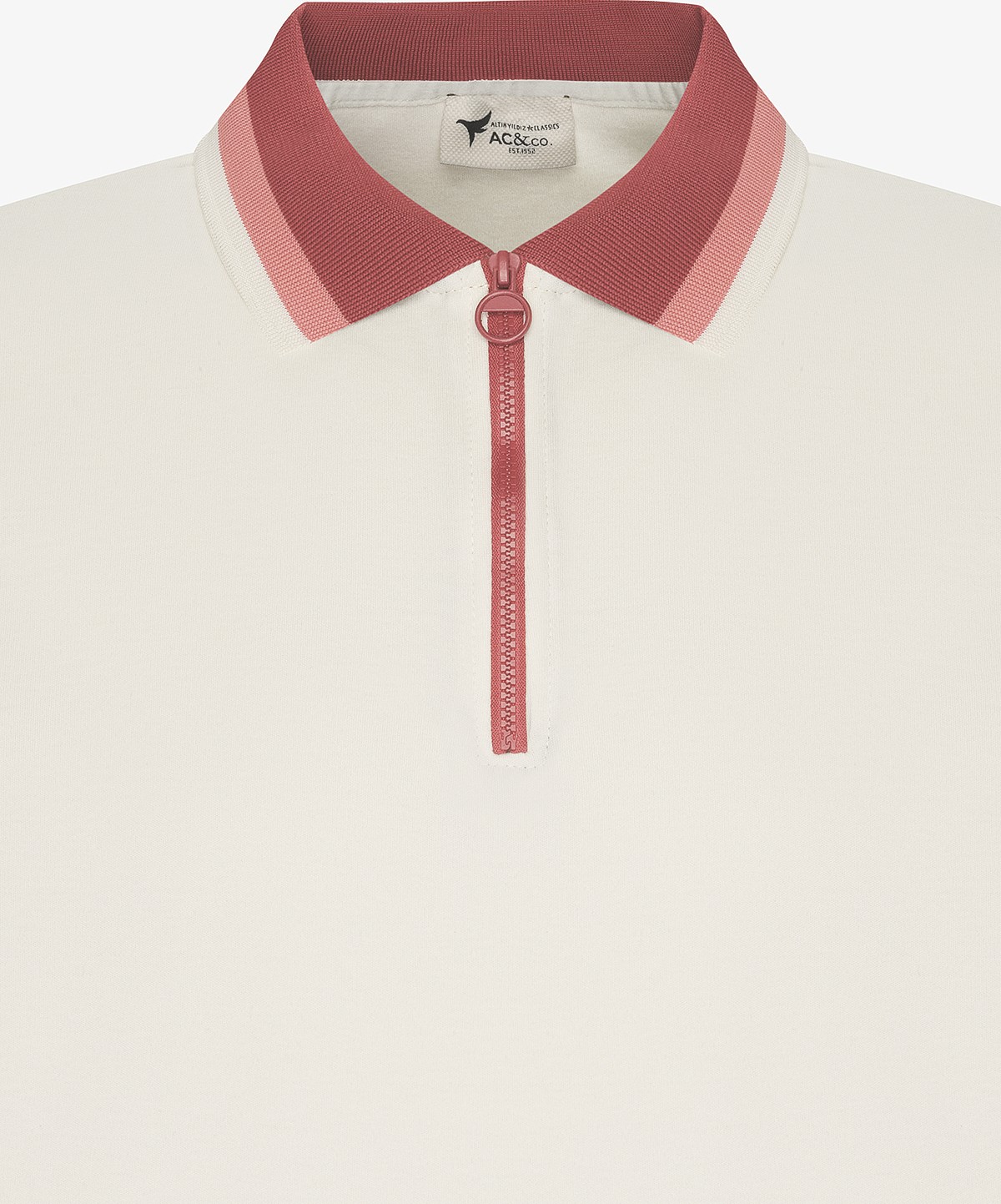 Altınyıldız Classics Erkek Ekru Bordo Regular Fit Rahat Kesim Polo Yaka %100 Pamuk Tişört görsel 6