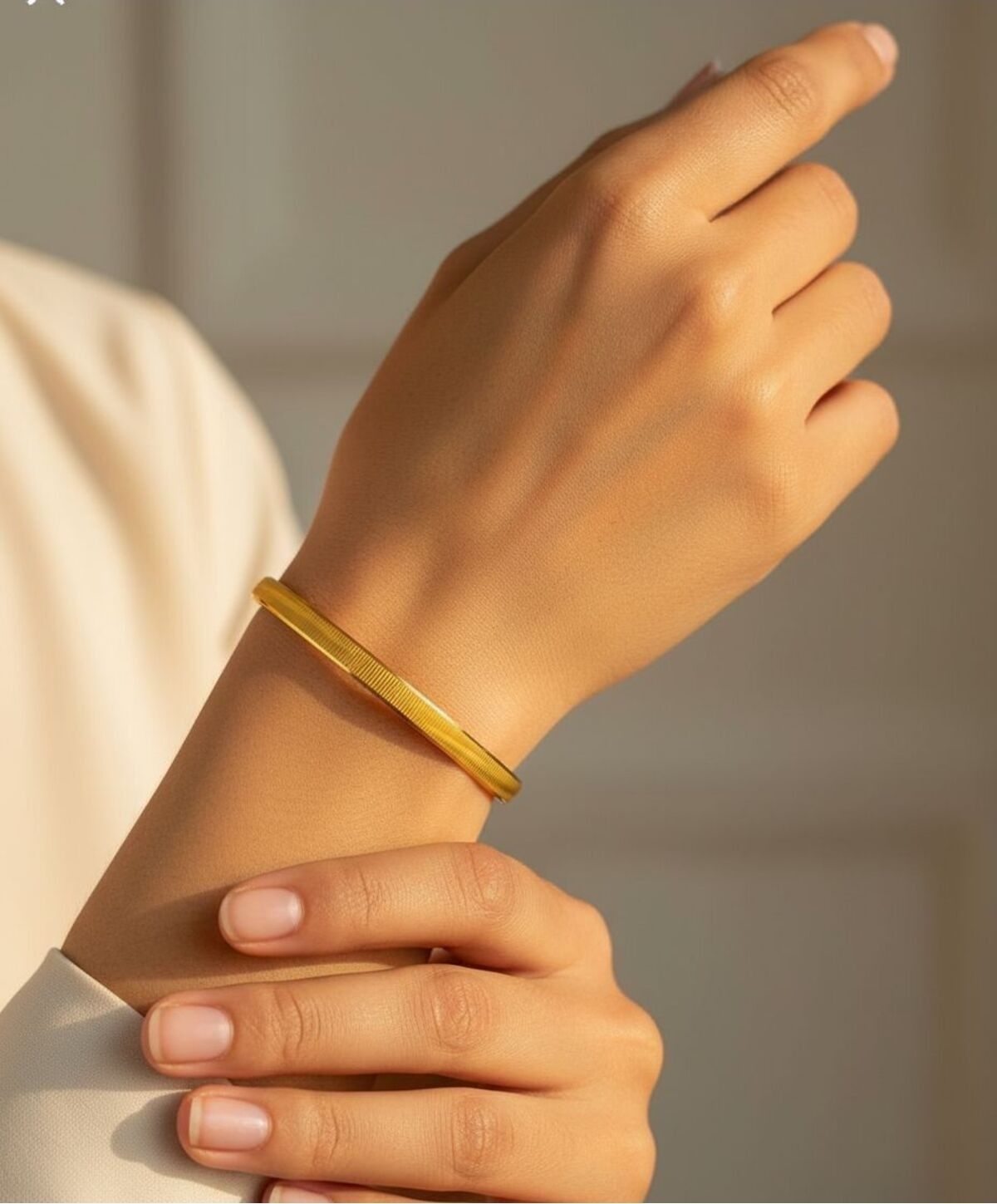 Kuyumcu Nurettin 9 gr (Gram) Işçiliksiz Yatırımlık Klasik Çöp Bilezik 22 Ayar Altın