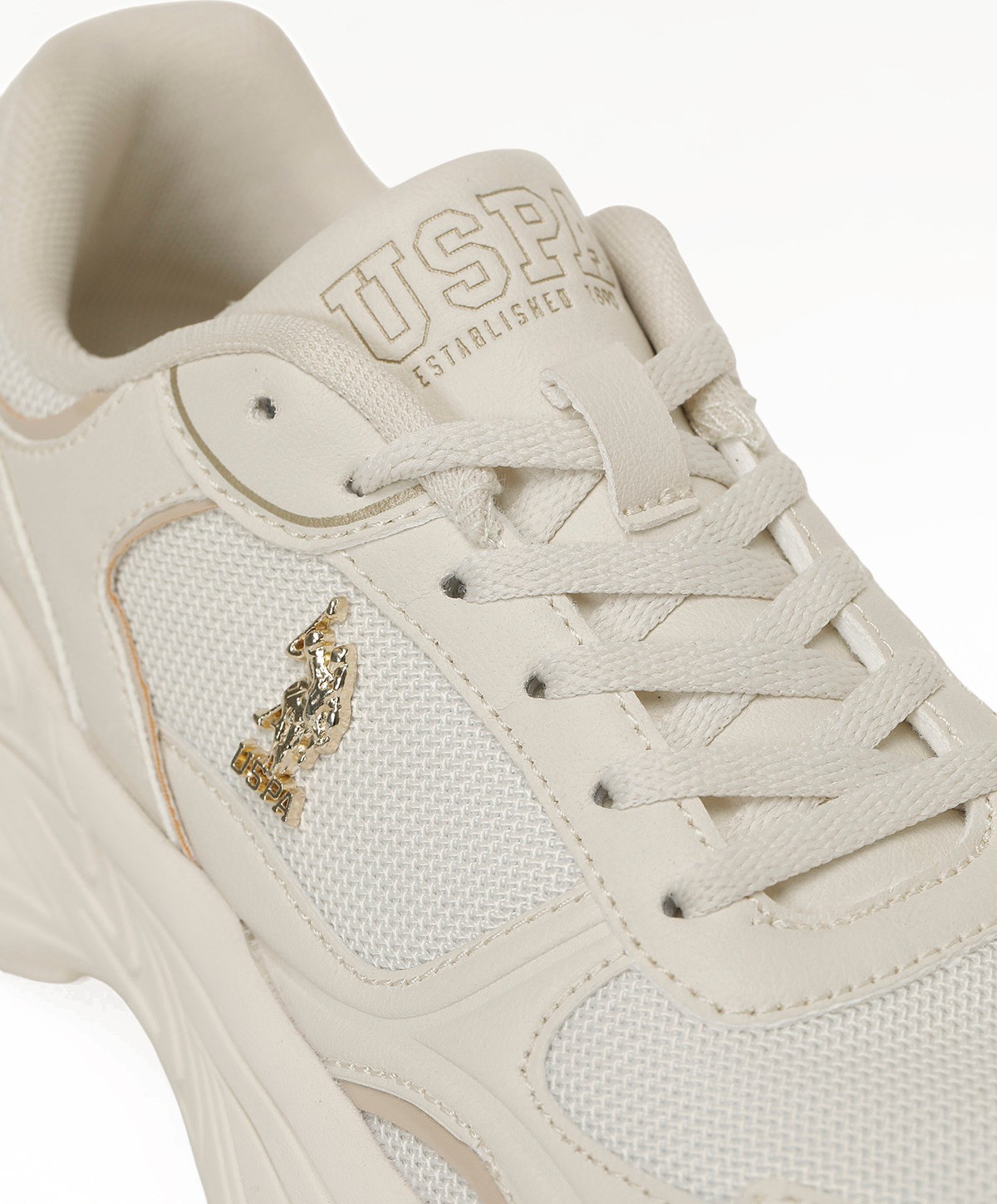 U.S. Polo Assn. Ilına 6fx Bej Kadın Spor Ayakkabı görsel 6