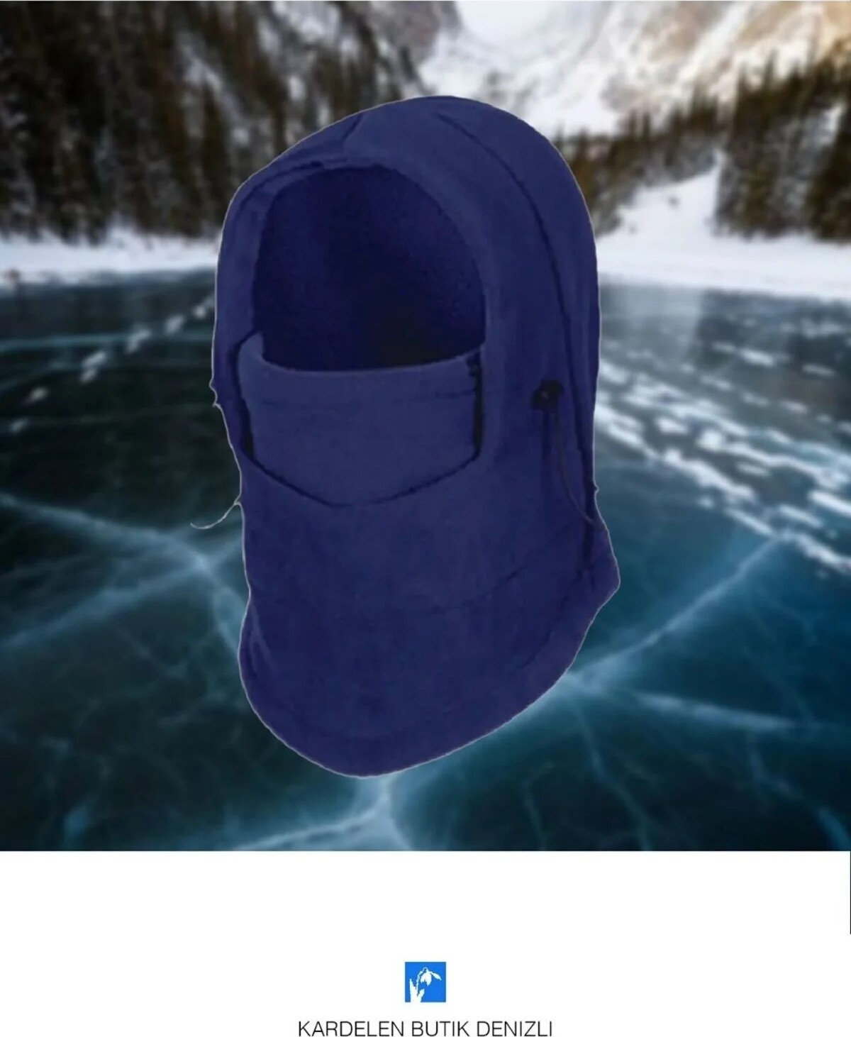 PIECE SIGNATURE Kış, Sıcak Polar Kayak Maskesi Erkek ve Kadınlar Için görsel 8