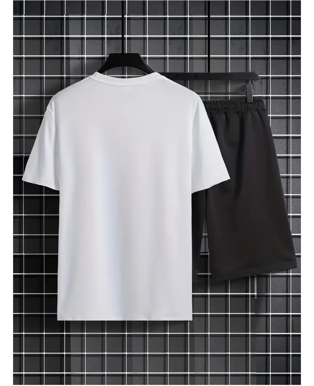 Yoho Sport Oversize T-Shirt Paris Baskılı Ünisex Yazlık T-Shirt ve Şort 2 Li Set Combin Takım görsel 8