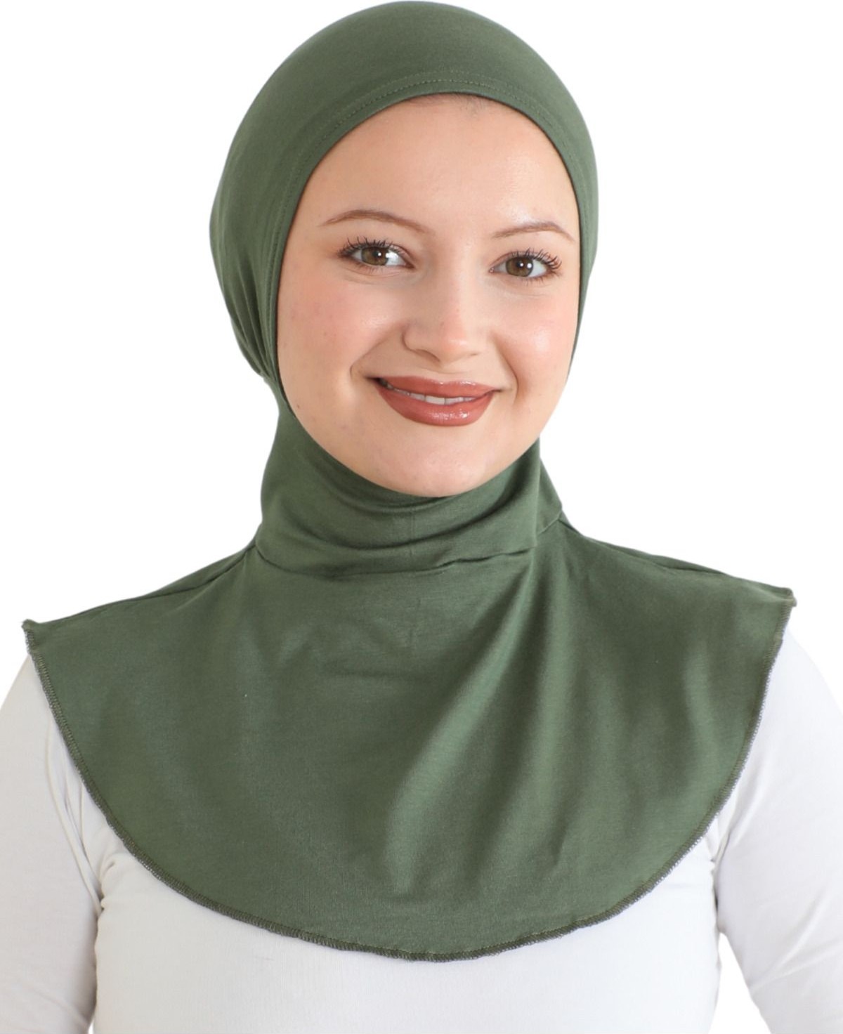 Modish Group Kadın Boyunluklu Hijab Tesettür Pratik Spor Bone - Açık Pembe görsel 7