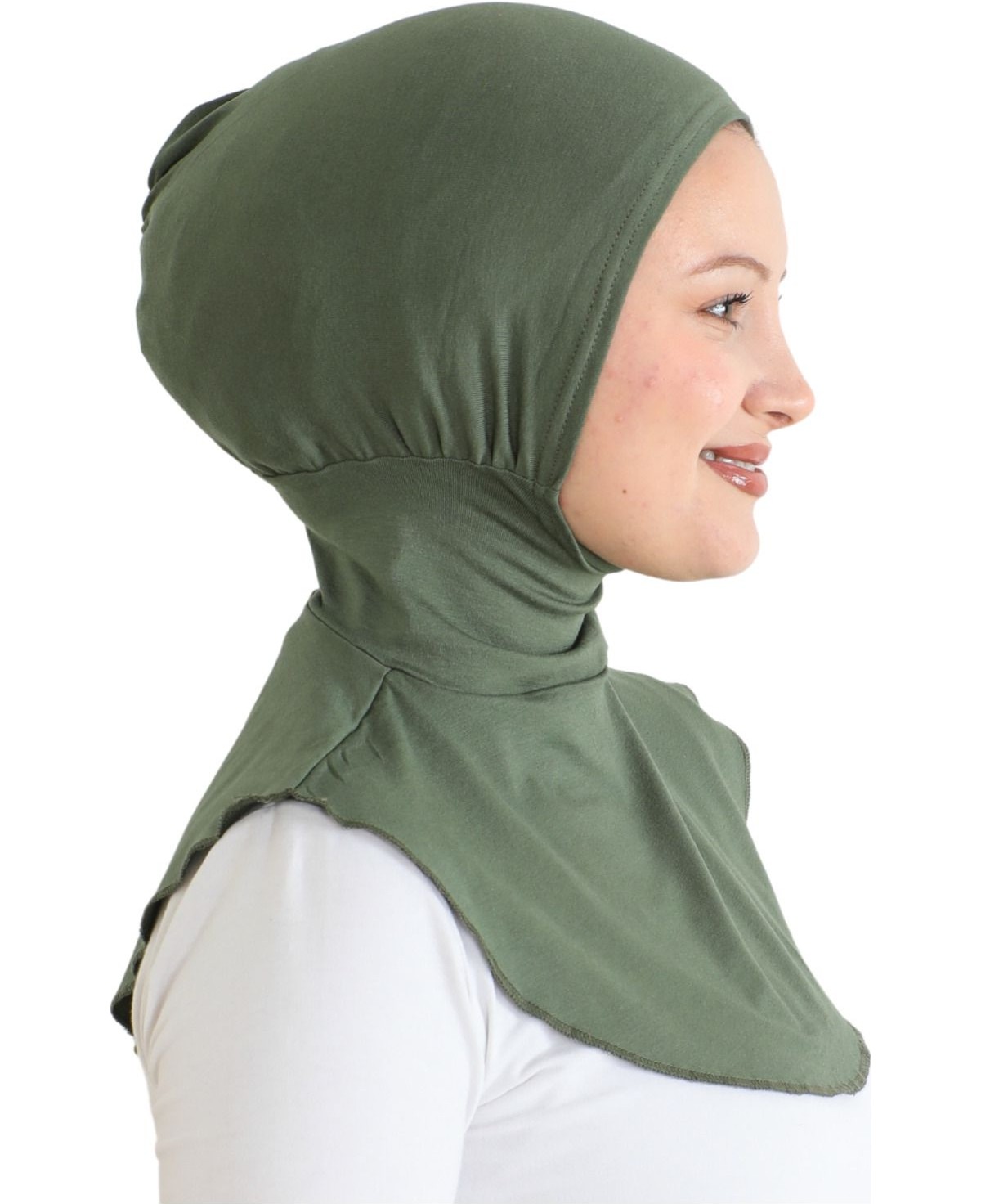Modish Group Kadın Boyunluklu Hijab Tesettür Pratik Spor Bone - Açık Pembe görsel 8