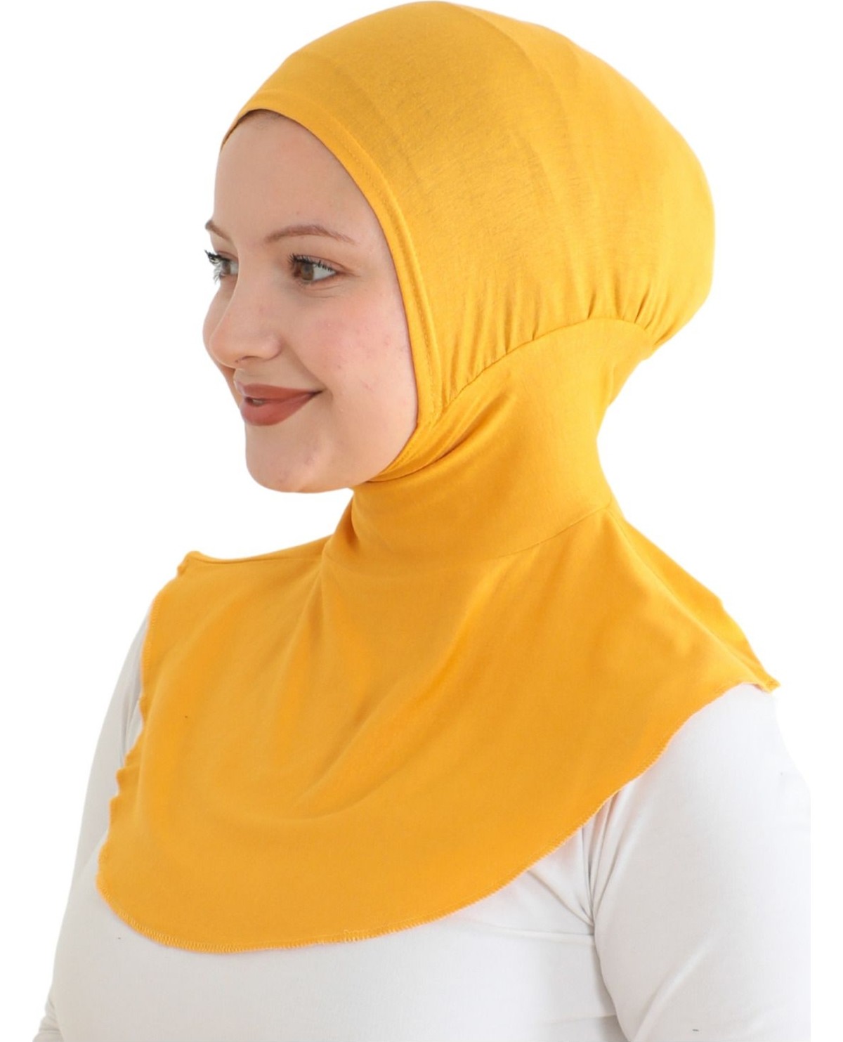 Modish Group Kadın Boyunluklu Hijab Tesettür Pratik Spor Bone - Açık Pembe görsel 3