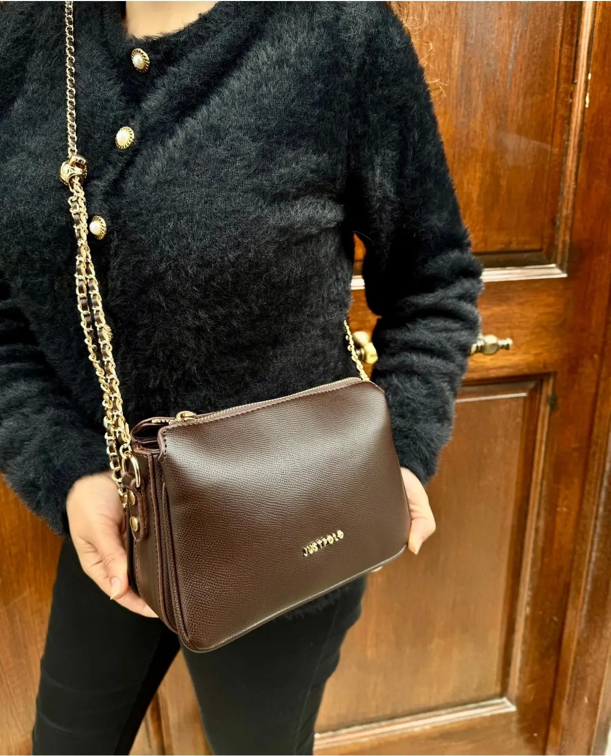 Just Polo Kadın Zincir Askılı Günlük ve Özel Kullanıma Uygun Şık Tasarımlı Omuz & Çapraz Çanta Shoulder Bag görsel 8