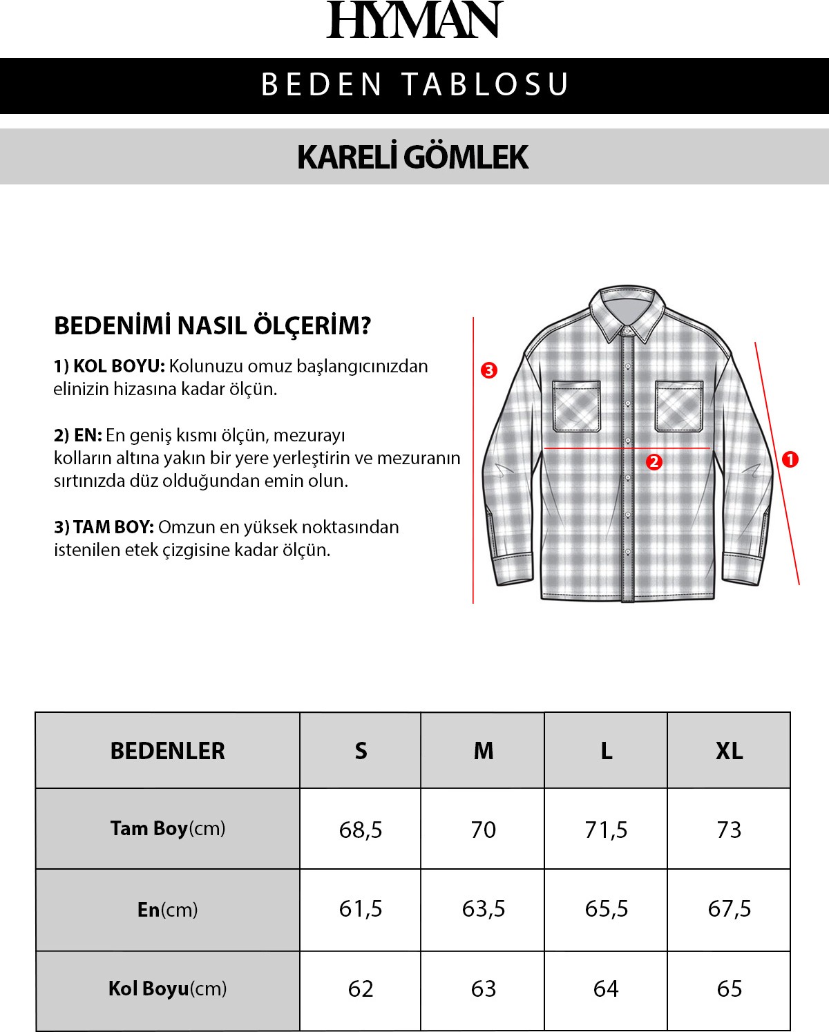 HYMAN Erkek Oversize Kesim Kareli Gömlek görsel 7