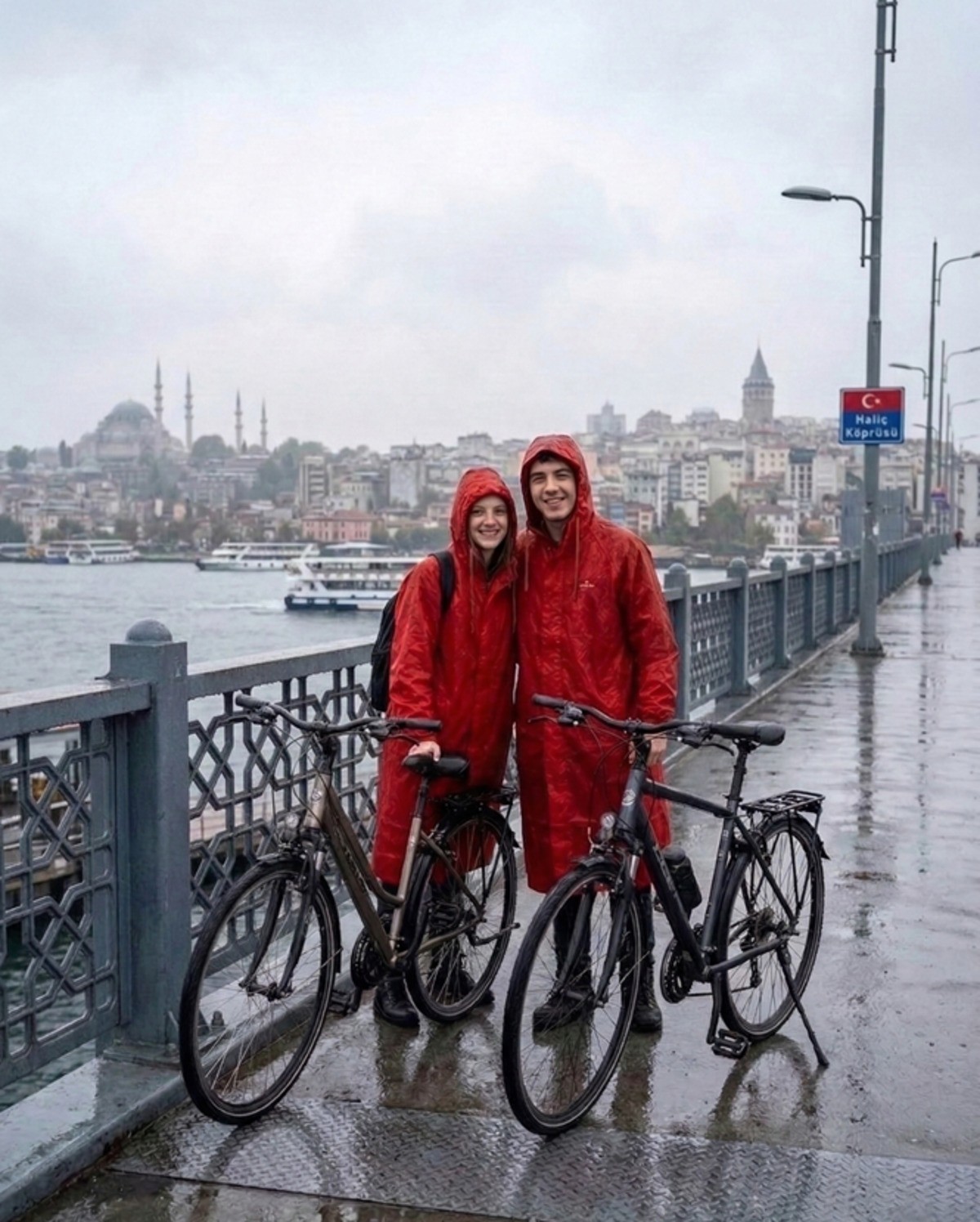 O.M.D Su Geçirmez Yağmurluk PVC Balıkçı Yağmurluğu Kapşonlu İş Yağmurluğu Erkek Dayanıklı Kırmızı görsel 4