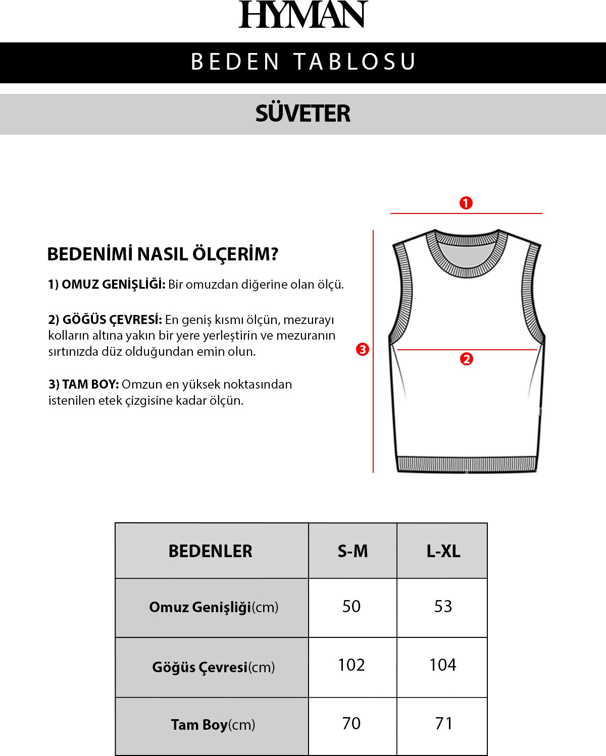 HYMAN Erkek V Yaka Oversize Süveter görsel 5