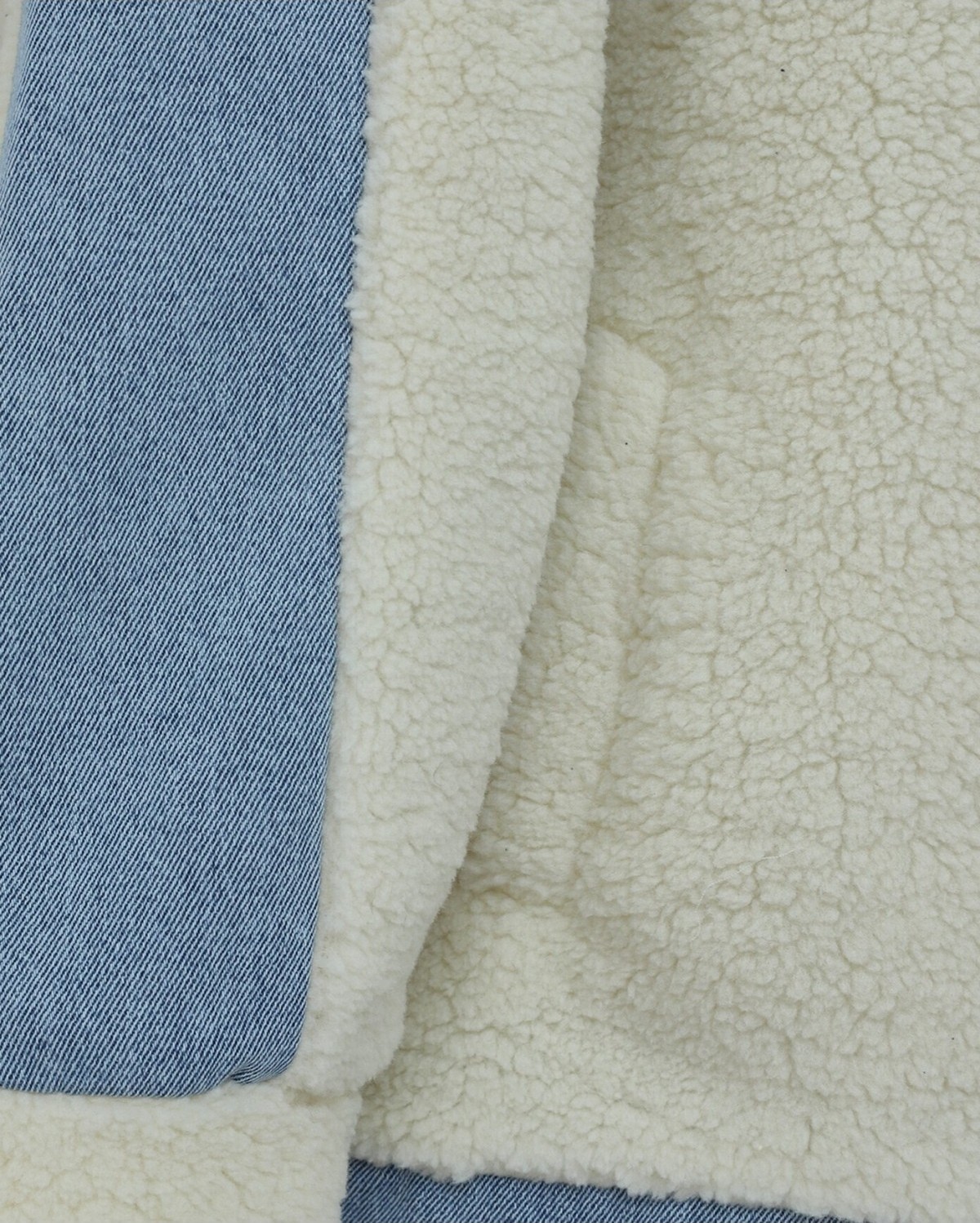 Moda Morfo Kot Detaylı Astarlı Cepli Peluş Mont -Beyaz görsel 6