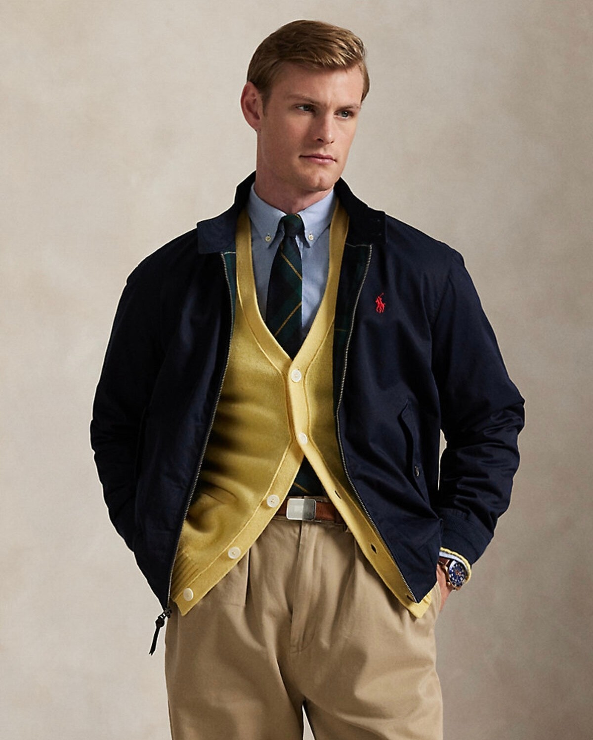 Ralph Lauren Bedford Gabardin Ceket