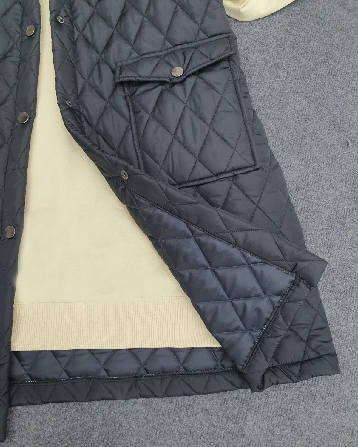 Moda Morfo Kapaklı Cepli Kapitone Yelek -Siyah görsel 4