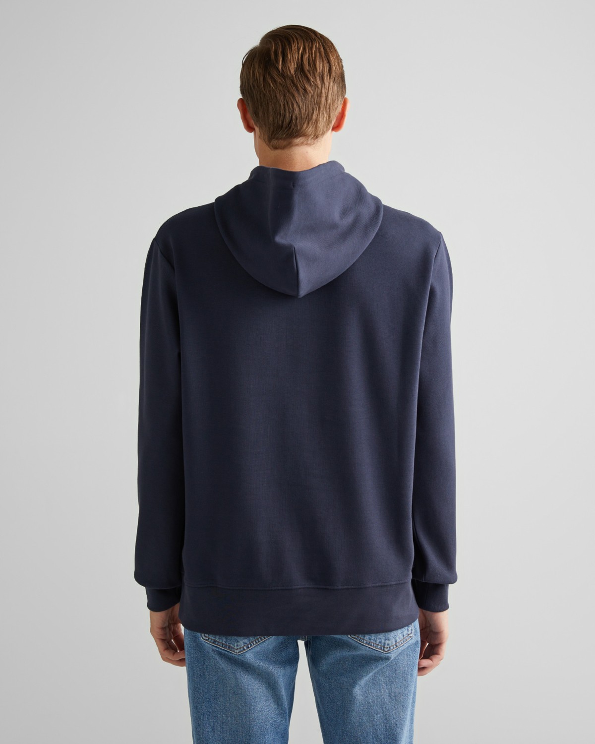 Gant Erkek Bordo Regular Fit Kapüşonlu Logolu Sweatshirt 2015070.638 görsel 2