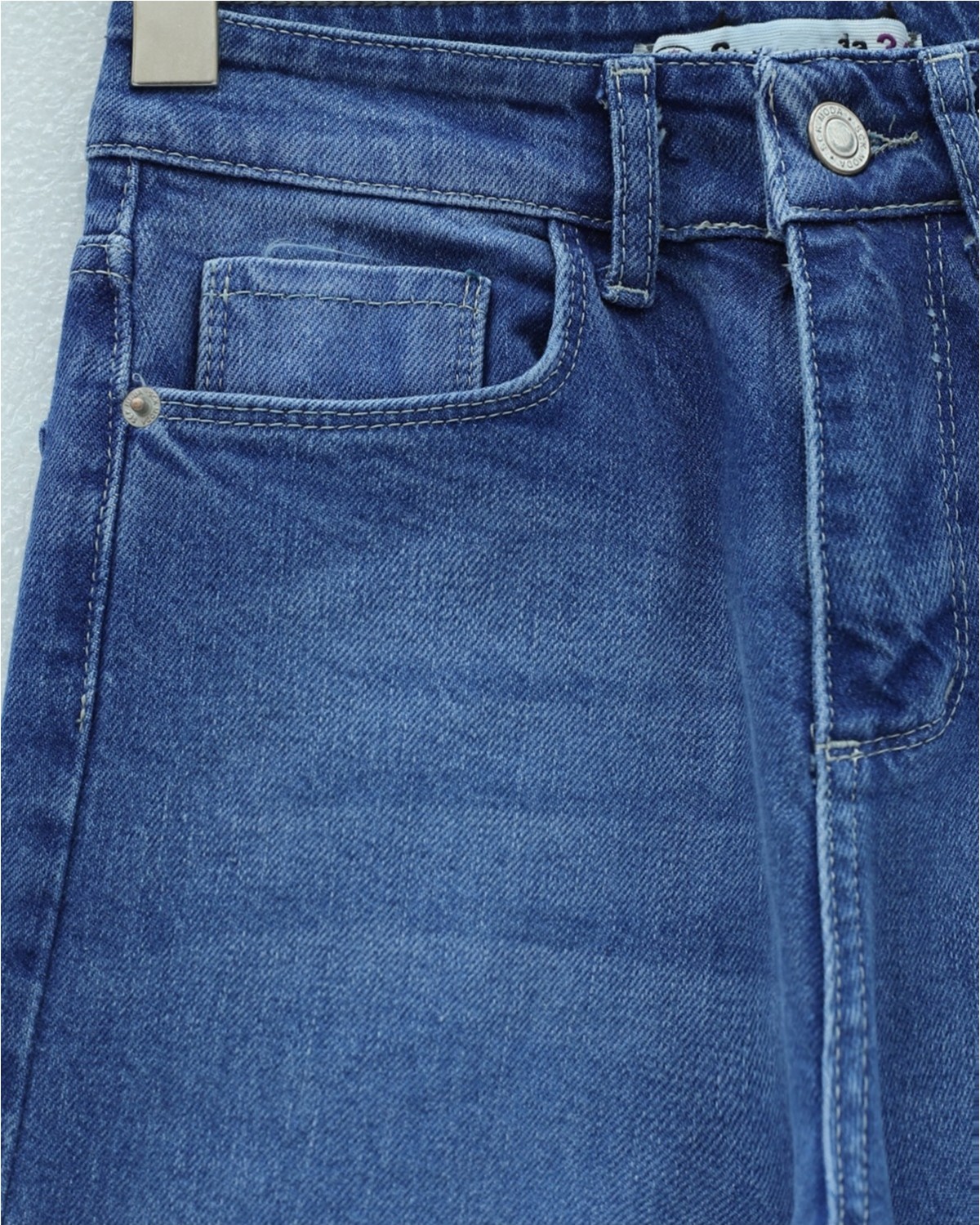 Moda Morfo Cepli Fermuarlı Palazzo Kot Pantolon -Siyah görsel 4