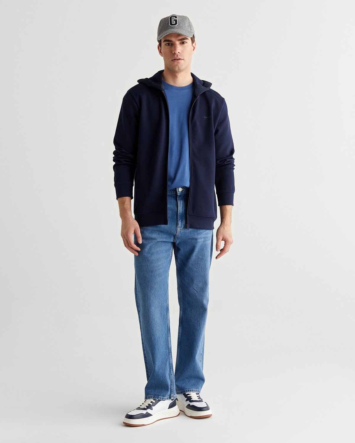 Gant Erkek Siyah Fermuarlı Hırka 2526146T.5 görsel 8