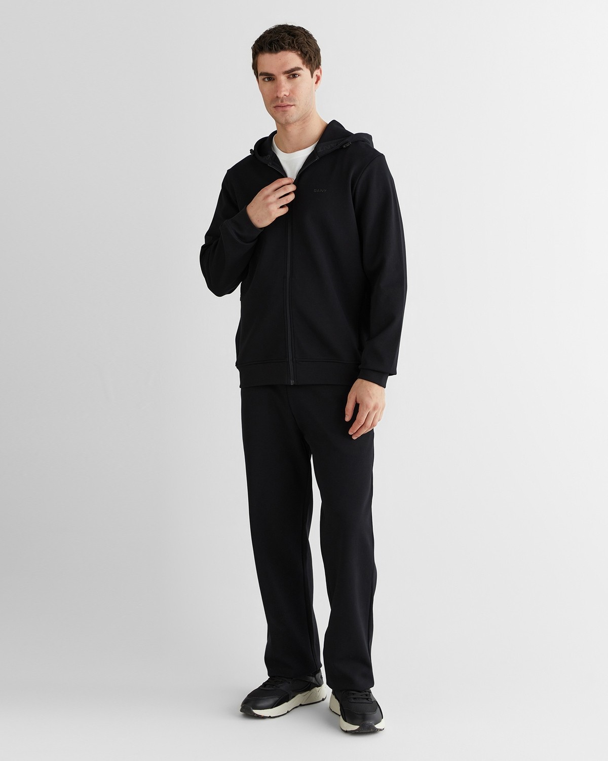 Gant Erkek Siyah Fermuarlı Hırka 2526146T.5 görsel 3