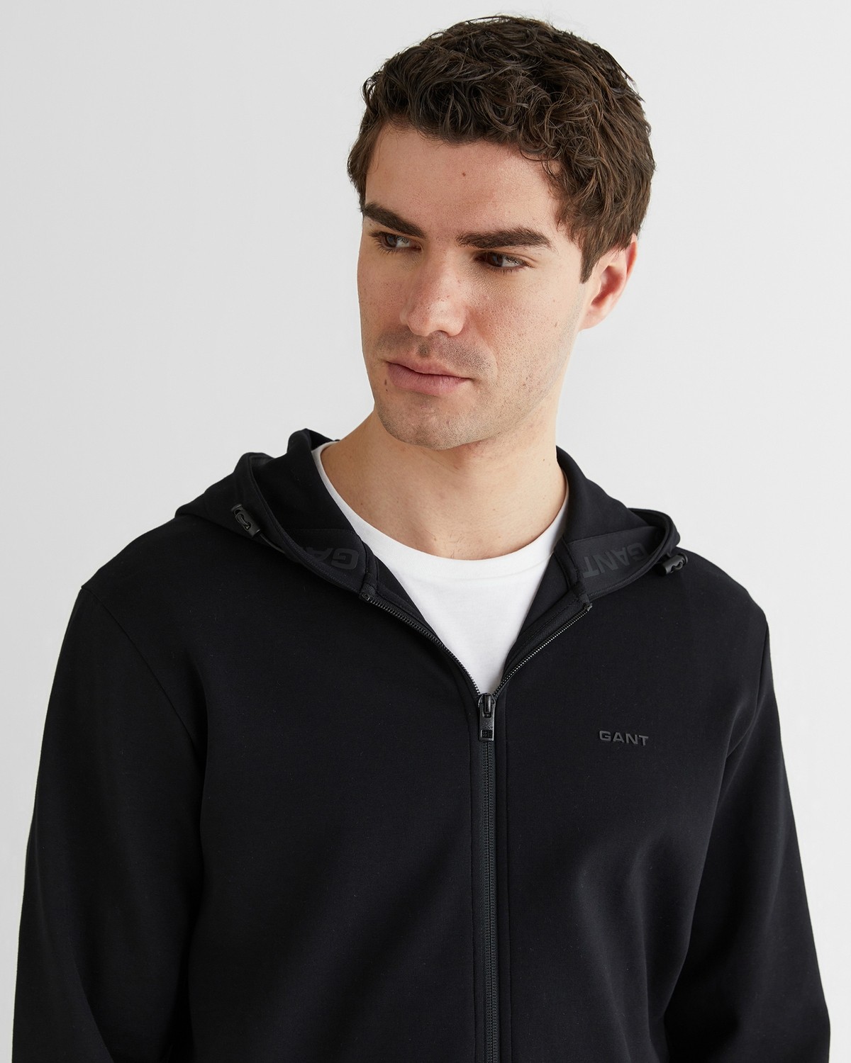 Gant Erkek Siyah Fermuarlı Hırka 2526146T.5 görsel 4