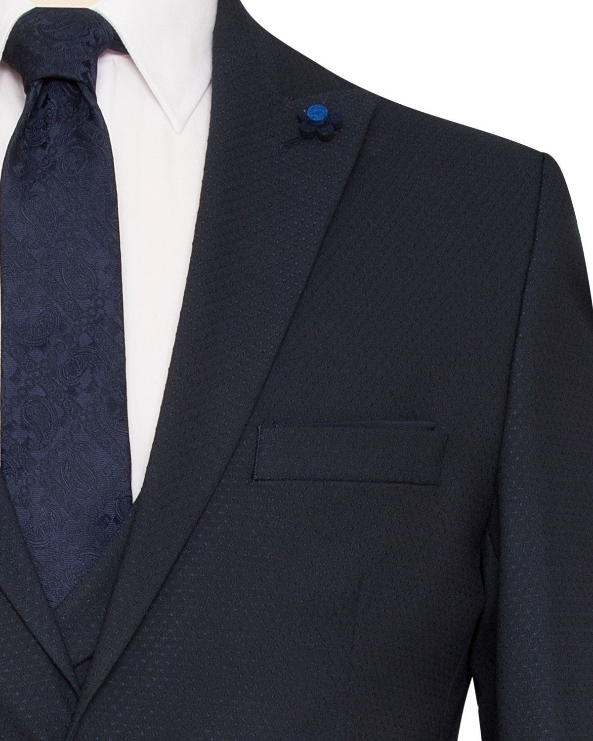 Süvari Yelekli Slim Fit Takım Elbise görsel 4