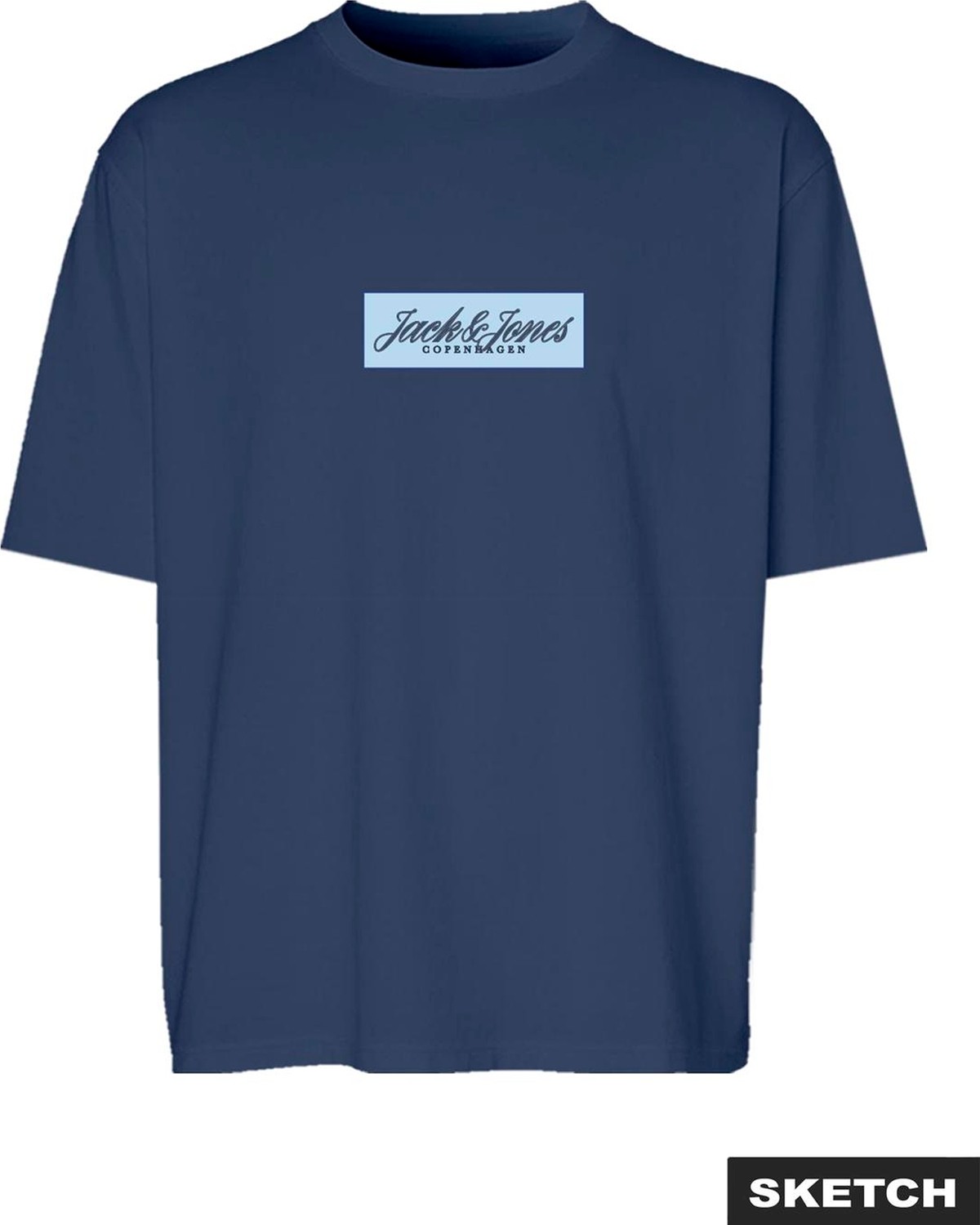 Jack & Jones Erkek Gögüs Baskili Kisa Kollu Tisört - Norrebro