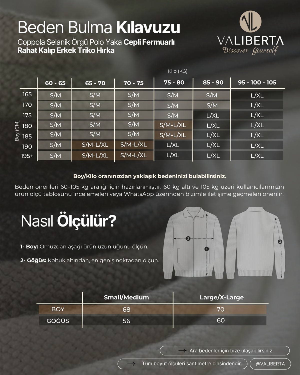 Valiberta Coppola Selanik Örgü Polo Yaka Cepli Fermuarlı Rahat Kalıp Erkek Triko Hırka - Indigo görsel 8