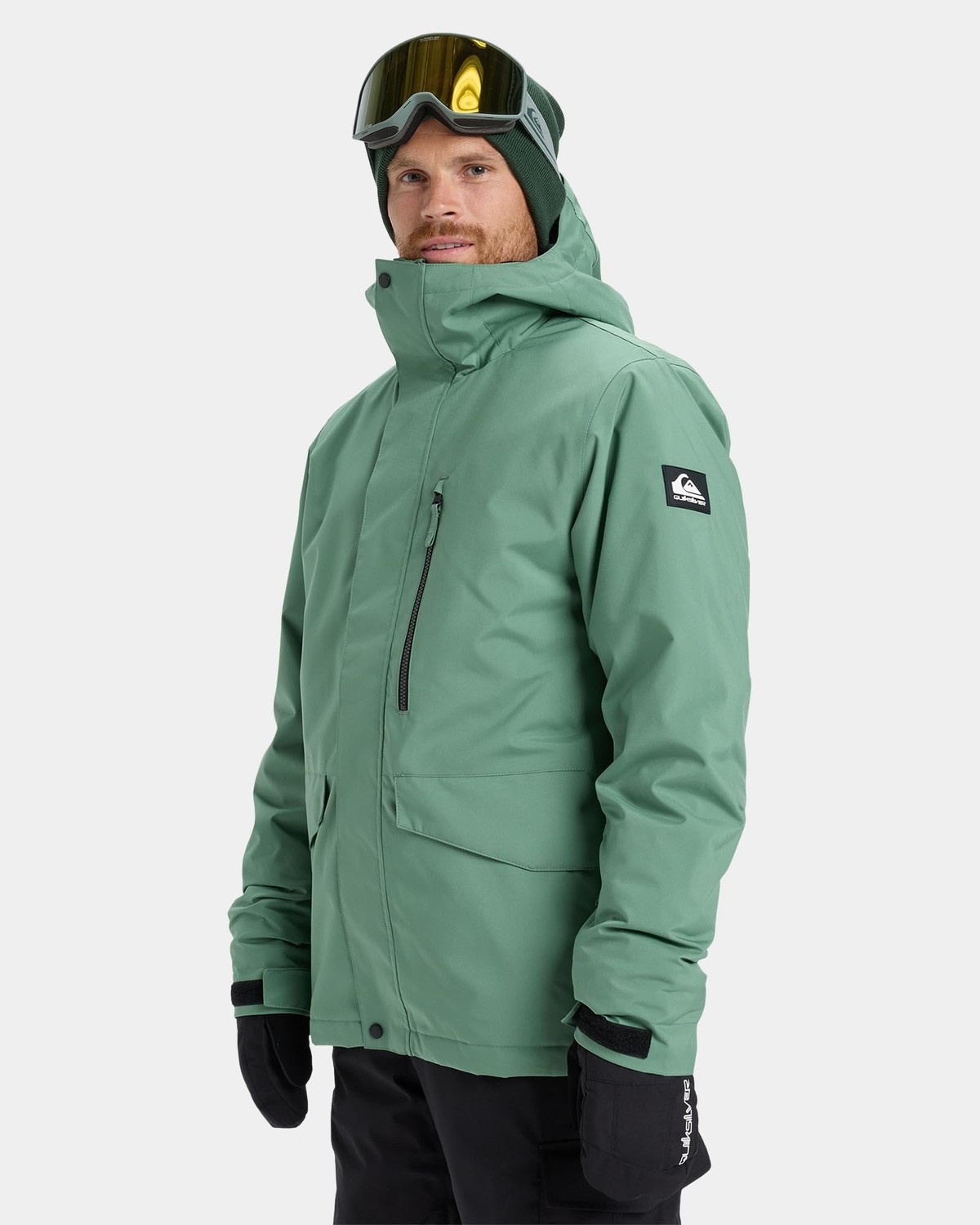 Aesco Quiksilver Mission Solid Erkek Snowboard Ceketi görsel 2