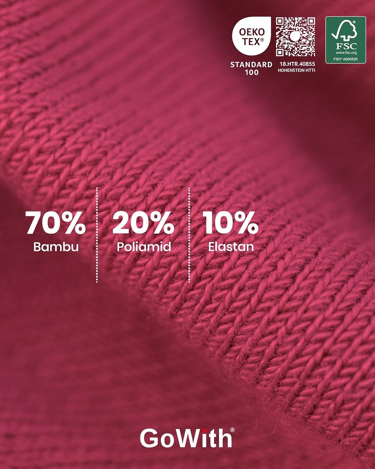 Erkek ve Kadın Için Renkli Bambu (15-20 mm Hg) Basınçlı Uçuş Seyahat Çorabı 3590 görsel 4