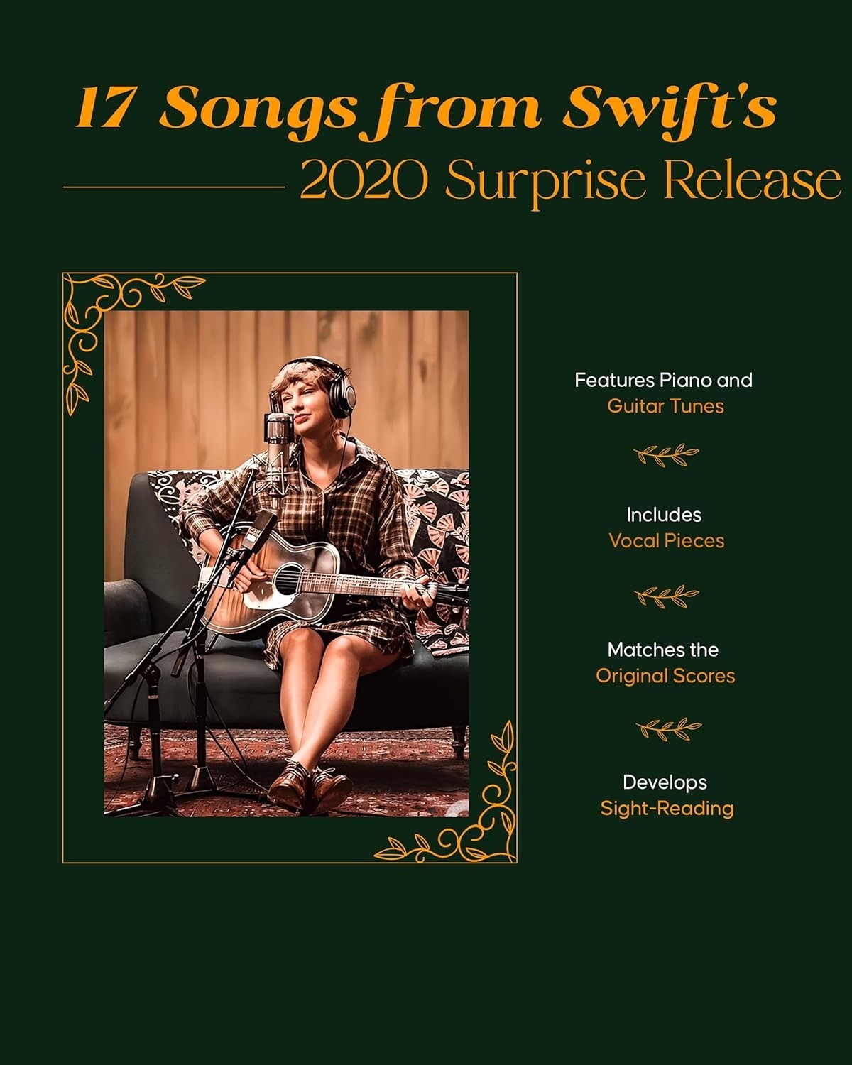 Brf Store Megsan Taylor Swift - Folklore: Piano/vocal/guitar Songbook görsel 7