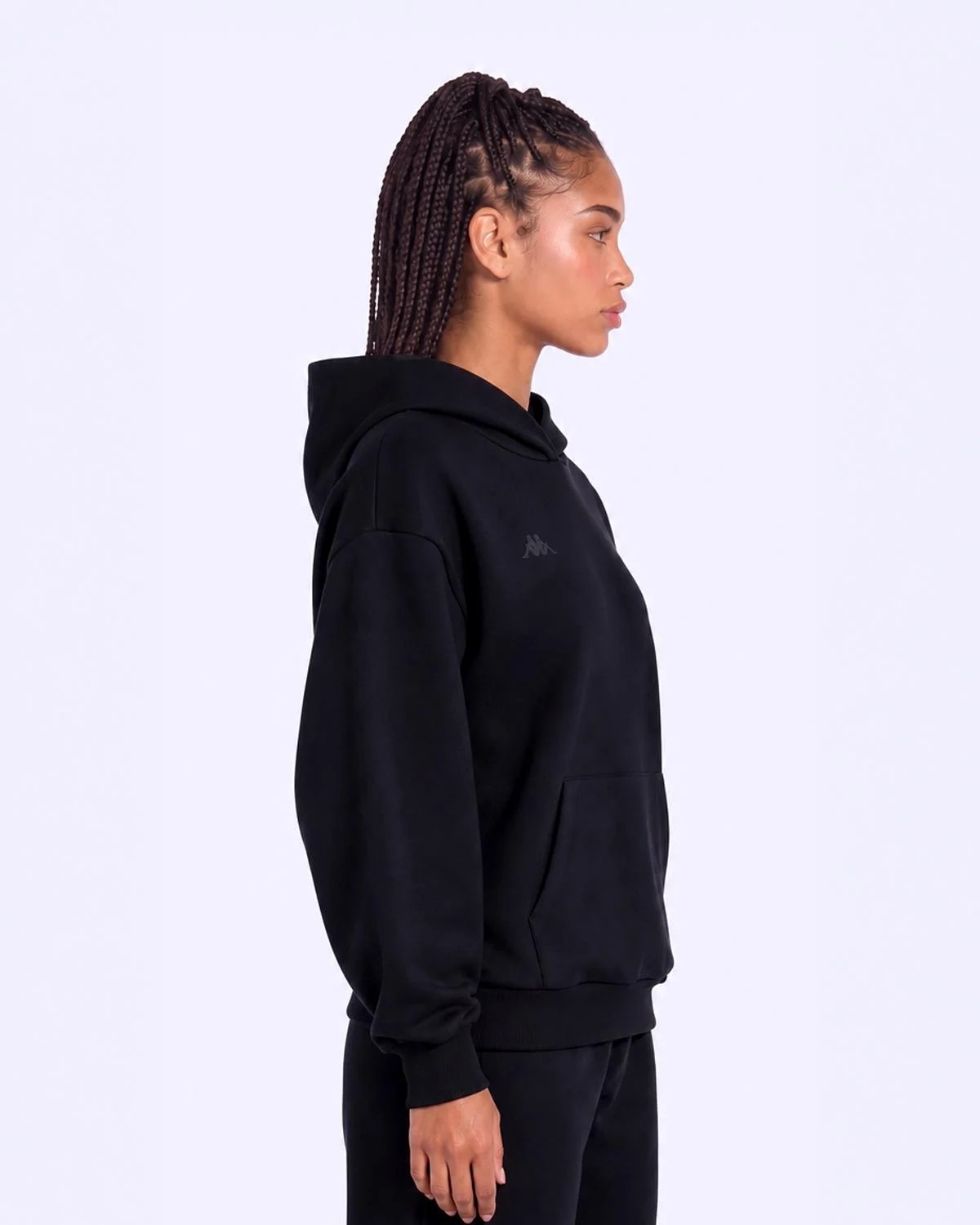 Kappa Inova Tur Kadın Bej Oversize Hoodie görsel 7