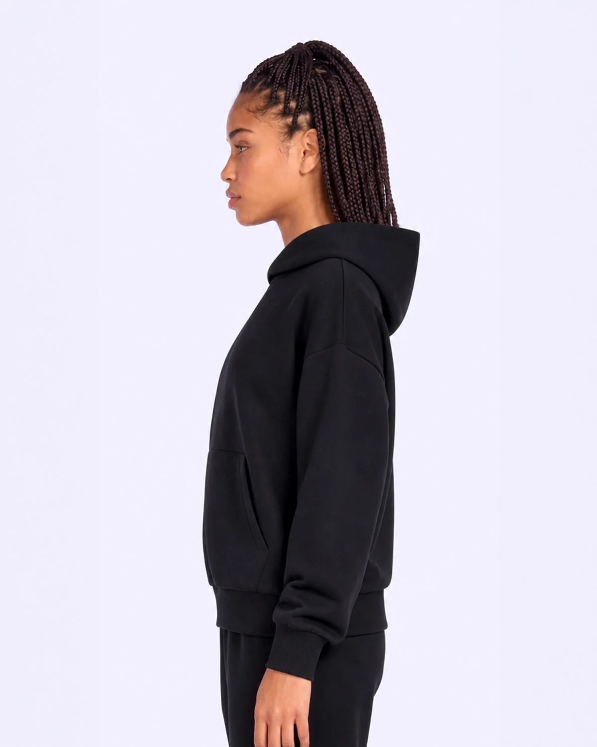 Kappa Inova Tur Kadın Bej Oversize Hoodie görsel 8