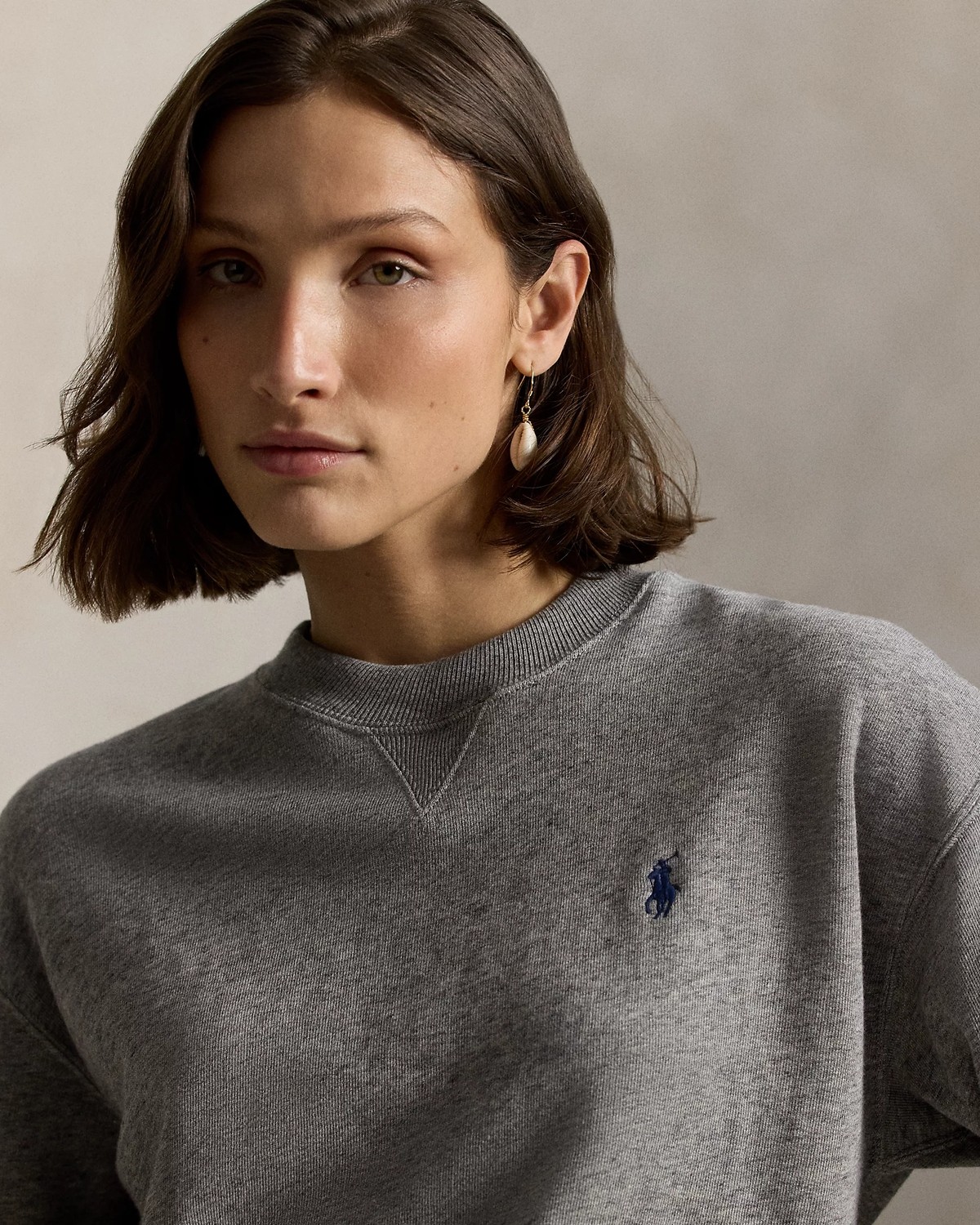 Polo Ralph Lauren Bisiklet Yaka Kadın Sweatshirt görsel 4