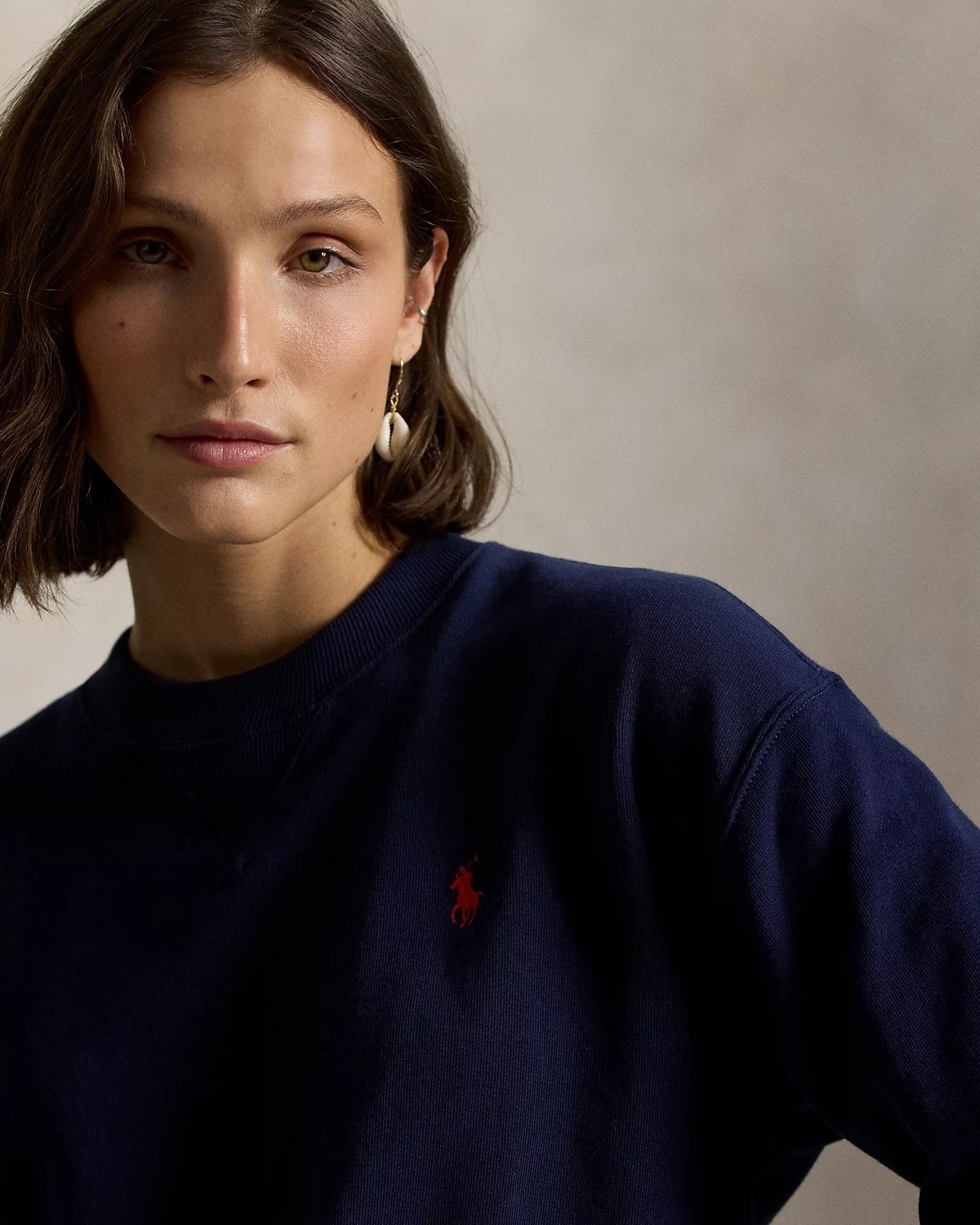 Polo Ralph Lauren Bisiklet Yaka Kadın Sweatshirt görsel 8
